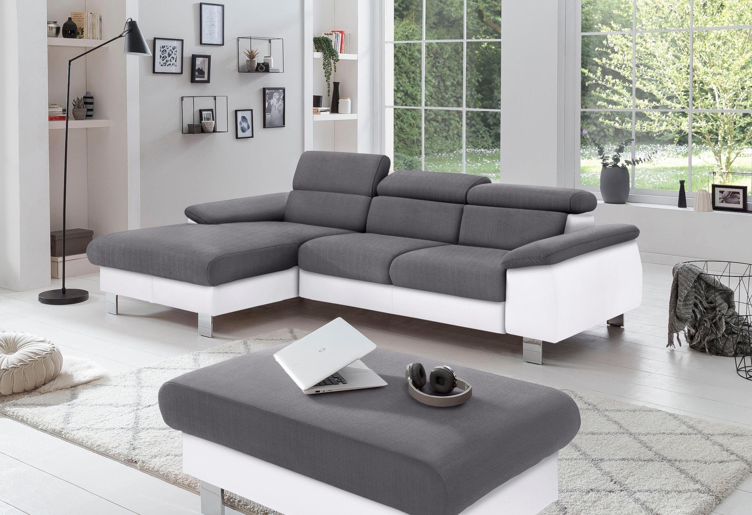 COTTA Polstergarnitur »Komaris L-Form«, (Set), Set bestehend aus: Ecksofa m günstig online kaufen