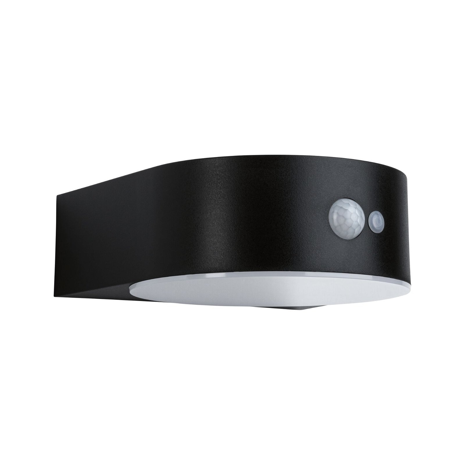 Paulmann LED Außen-Wandleuchte »Solar Eileen IP44 2200K 300lm Schwarz«, 1 flammig, Bewegungsmelder insektenfreundlich