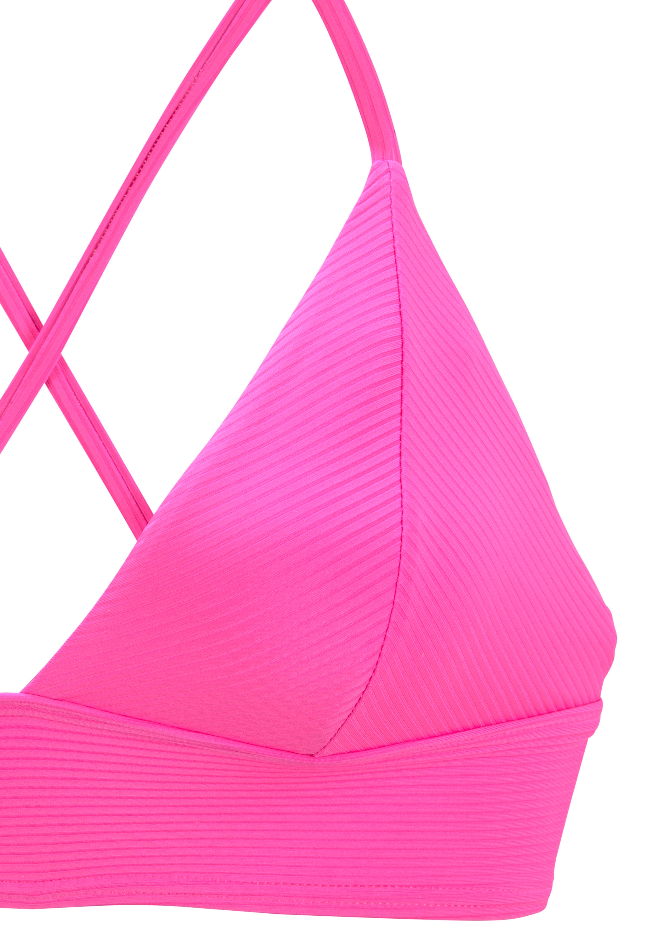 Venice Beach Triangel-Bikini-Top »Lucky«, aus gerippter Strukturware