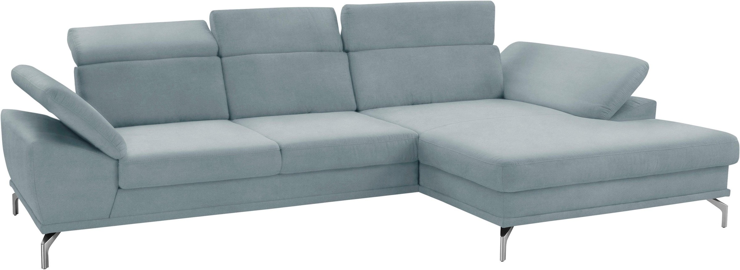 sit&more Ecksofa »Scorpio L-Form«, inklusive Sitztiefenverstellung, wahlweise mit Kopfverstellung