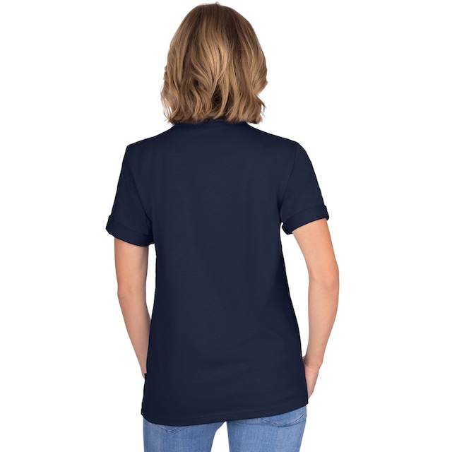 Trigema T-Shirt »TRIGEMA T-Shirt mit Knopfleiste DELUXE Baumwolle«  bestellen