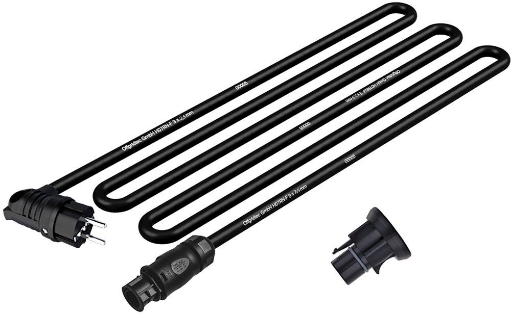 offgridtec Solaranlage »Solar-Direct 830W HM-600«, Schuko-Anschluss, 10 m Anschlusskabel, ohne Halterung