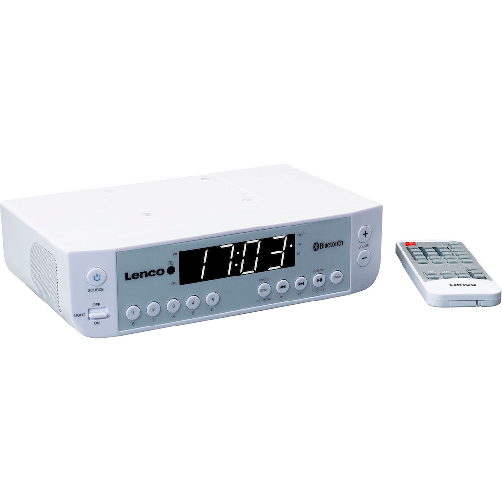 Lenco Küchen-Radio »KCR-100«, (Bluetooth FM-Tuner 2 W)