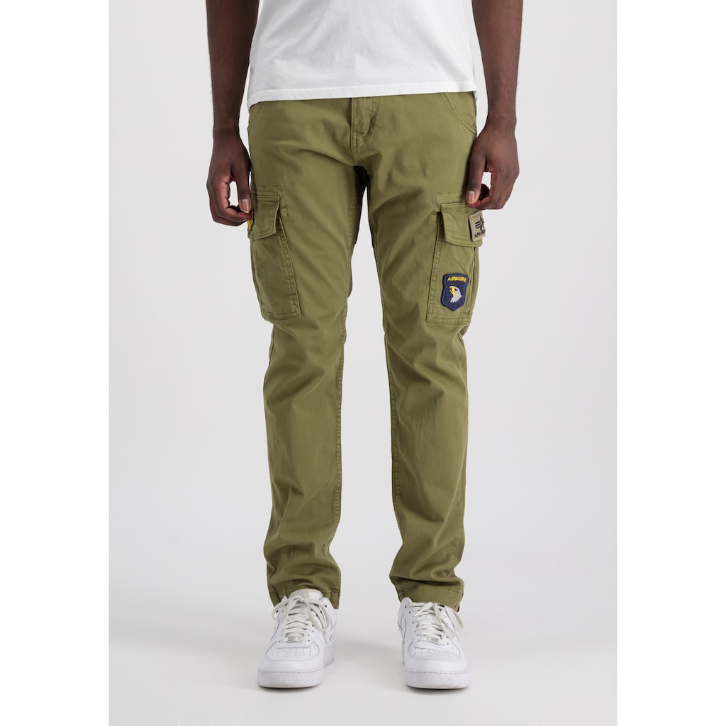 Alpha Industries Cargohose »ALPHA INDUSTRIES Men - Cargo Pants Petrol Patch Pant«