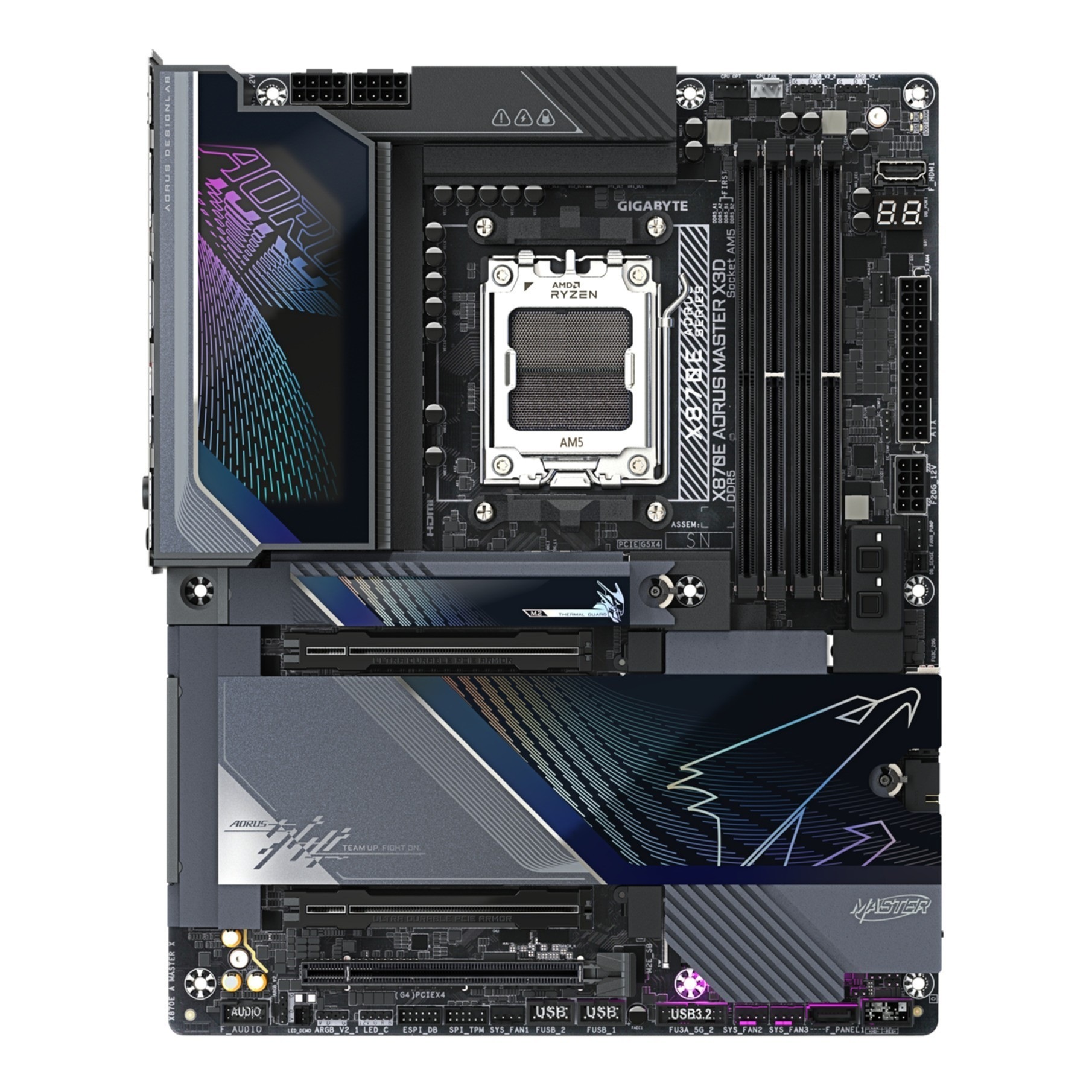 Gigabyte Mainboard »X870E AORUS MASTER X3D Mainboard - Unterstützt AMD Ryzen 9000 CPUs, di«