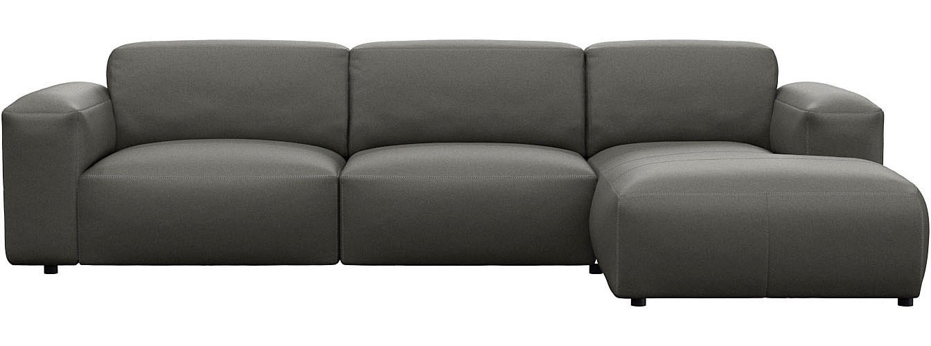 FLEXLUX Ecksofa »Lucera bequem und komfortabel durch hochwertigen Sitzaufba günstig online kaufen