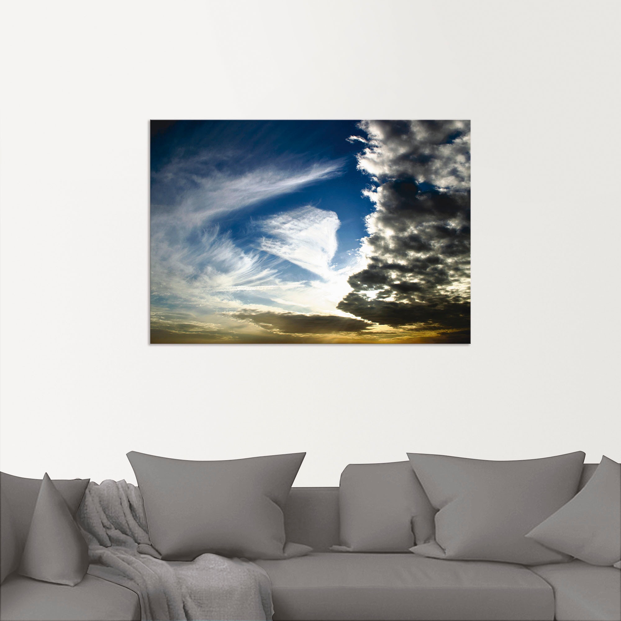 Artland Wandbild »Horizont«, Himmel, (1 St.), als Alubild, Leinwandbild, Wandaufkleber oder Poster in versch. Größen