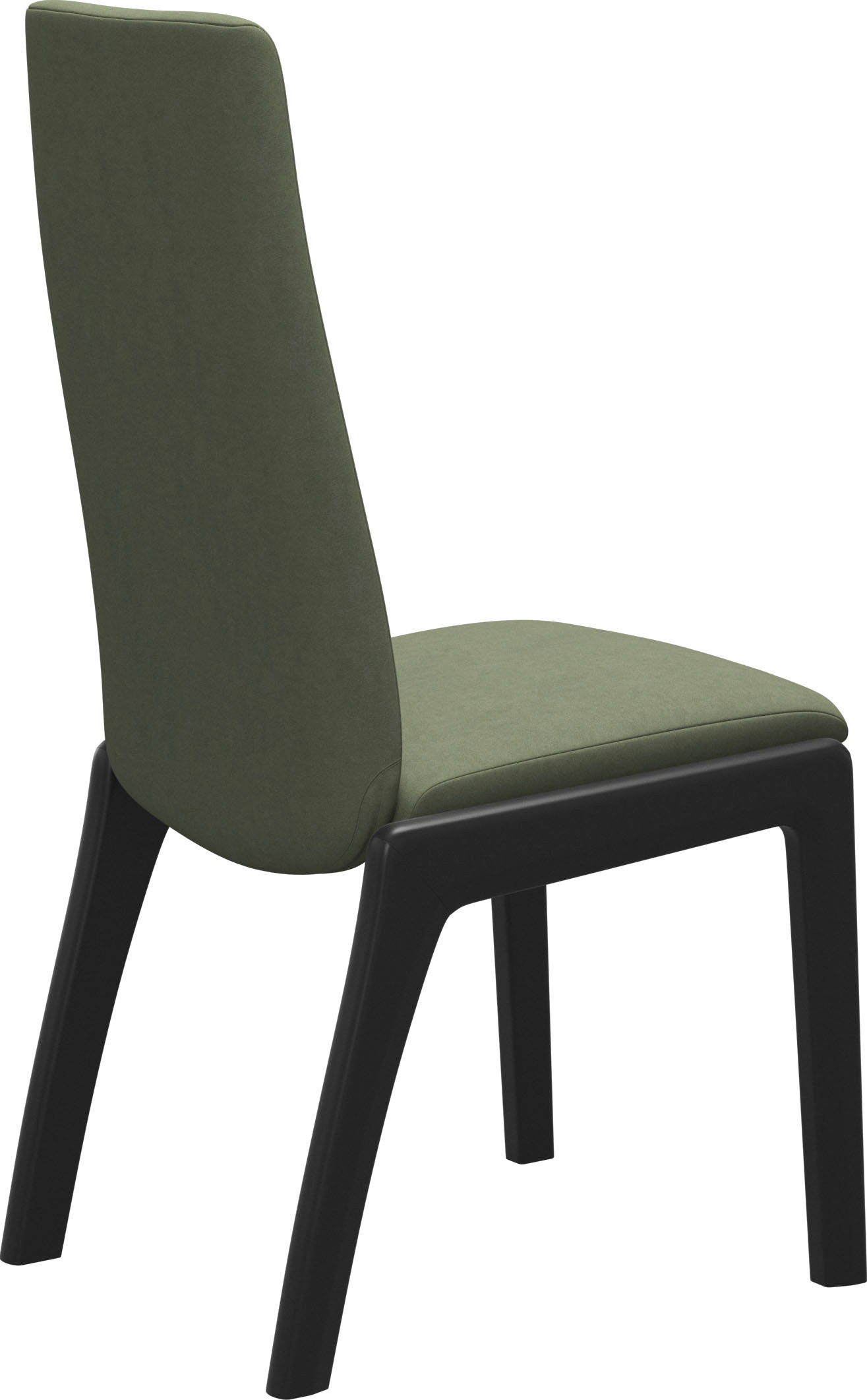 Stressless® Polsterstuhl »Laurel«, Microfaser DINAMICA, High Back, Größe M, mit abgerundeten Beinen in Schwarz