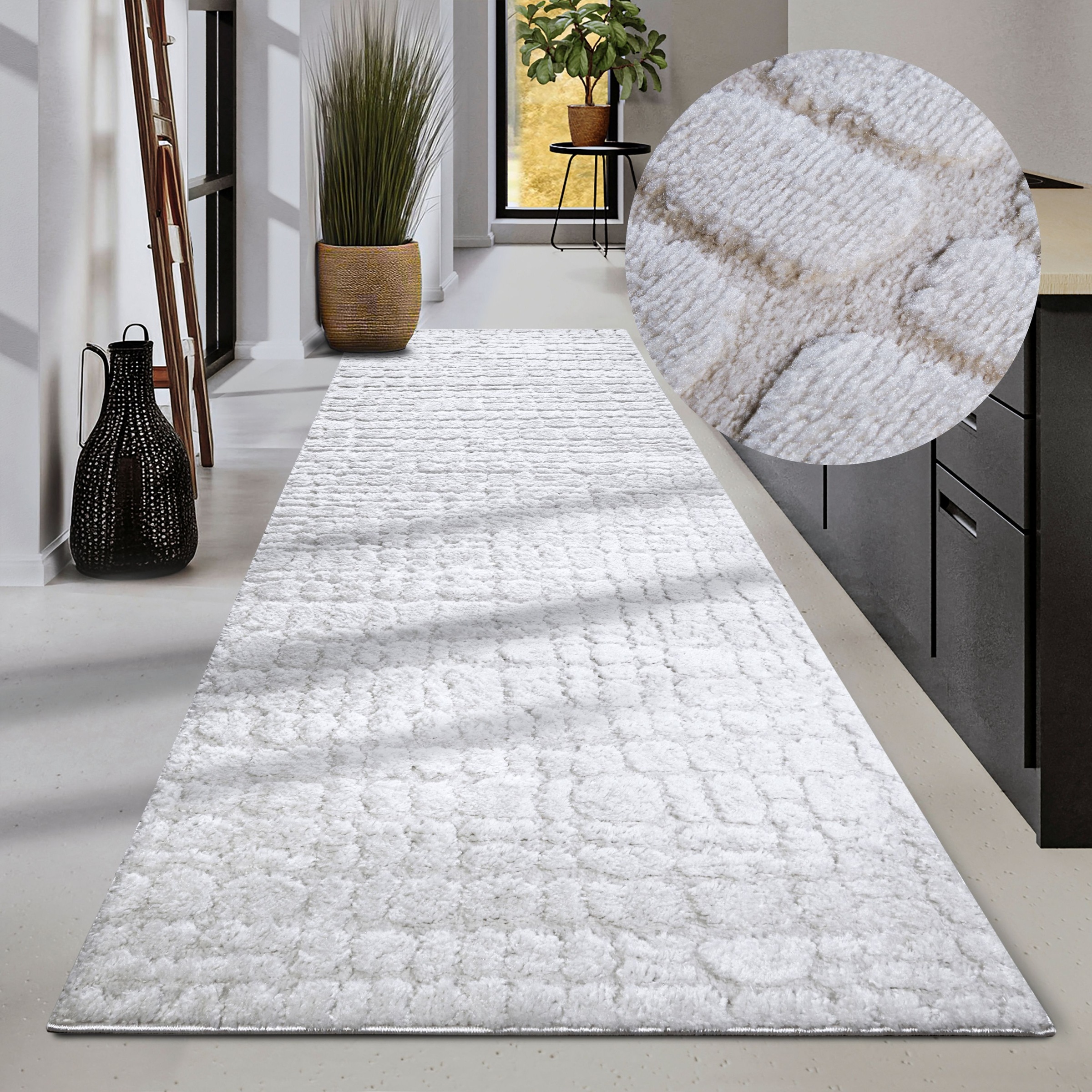 ELLE DECORATION Designteppich »Artistique«, rechteckig, 18 mm Höhe, Hochflo günstig online kaufen