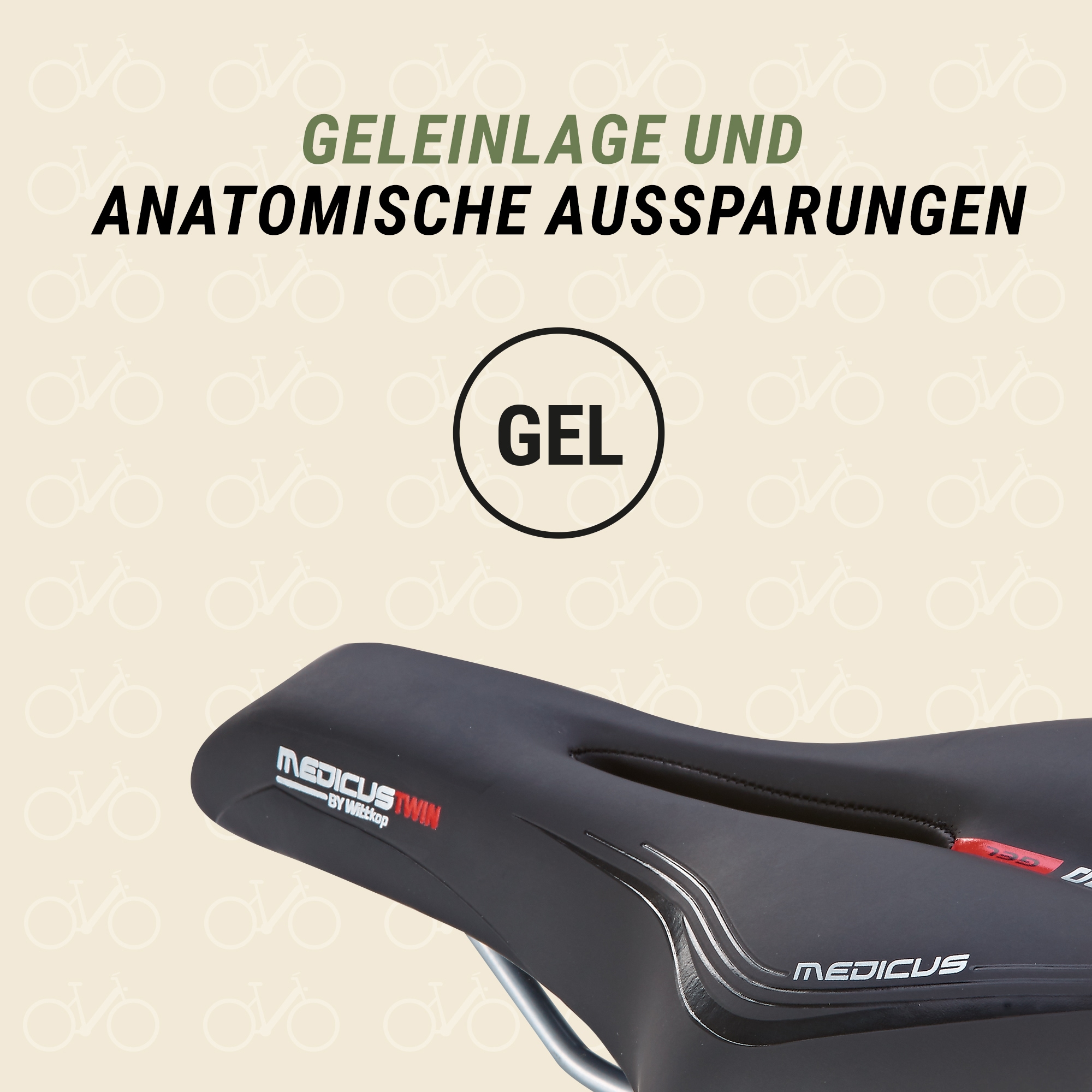 MEDICUS Fahrradsattel »Gesundheitssattel«