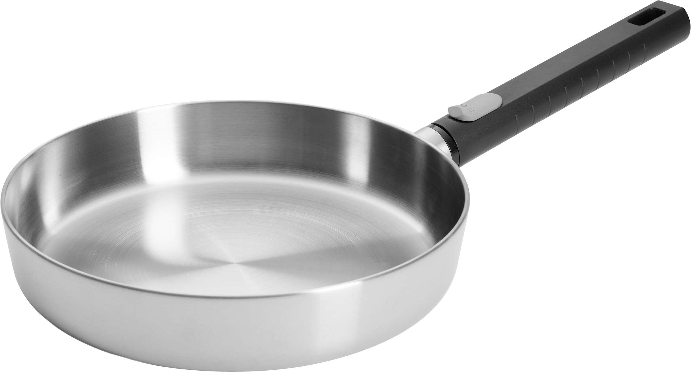 WOLL Bratpfanne »Logic Steel« Edelstahl 18/10 1 Stk. tlg. 5-Schicht-Aufbau günstig online kaufen