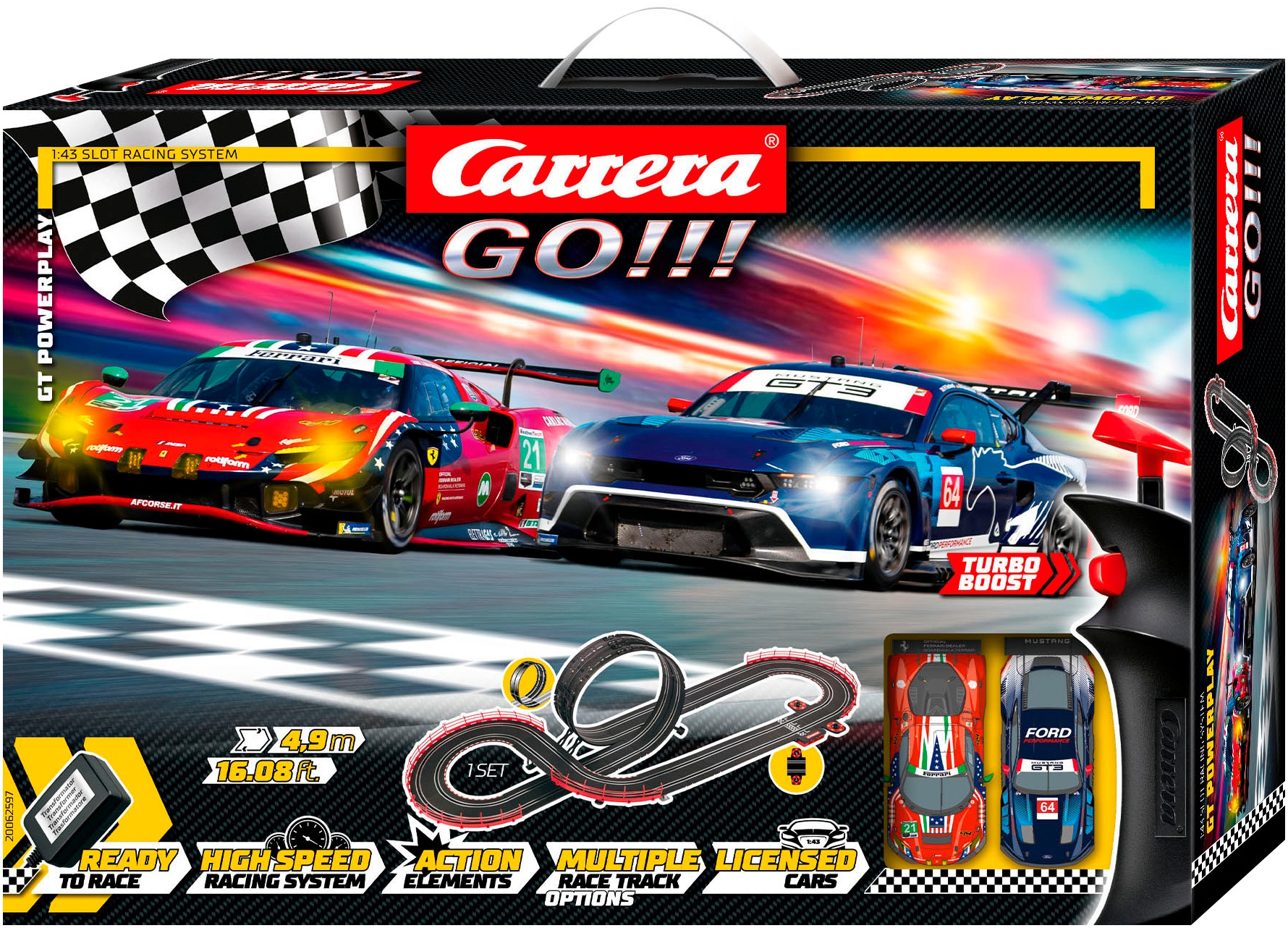 Carrera® Autorennbahn »Carrera GO!!! GT Powerplay«