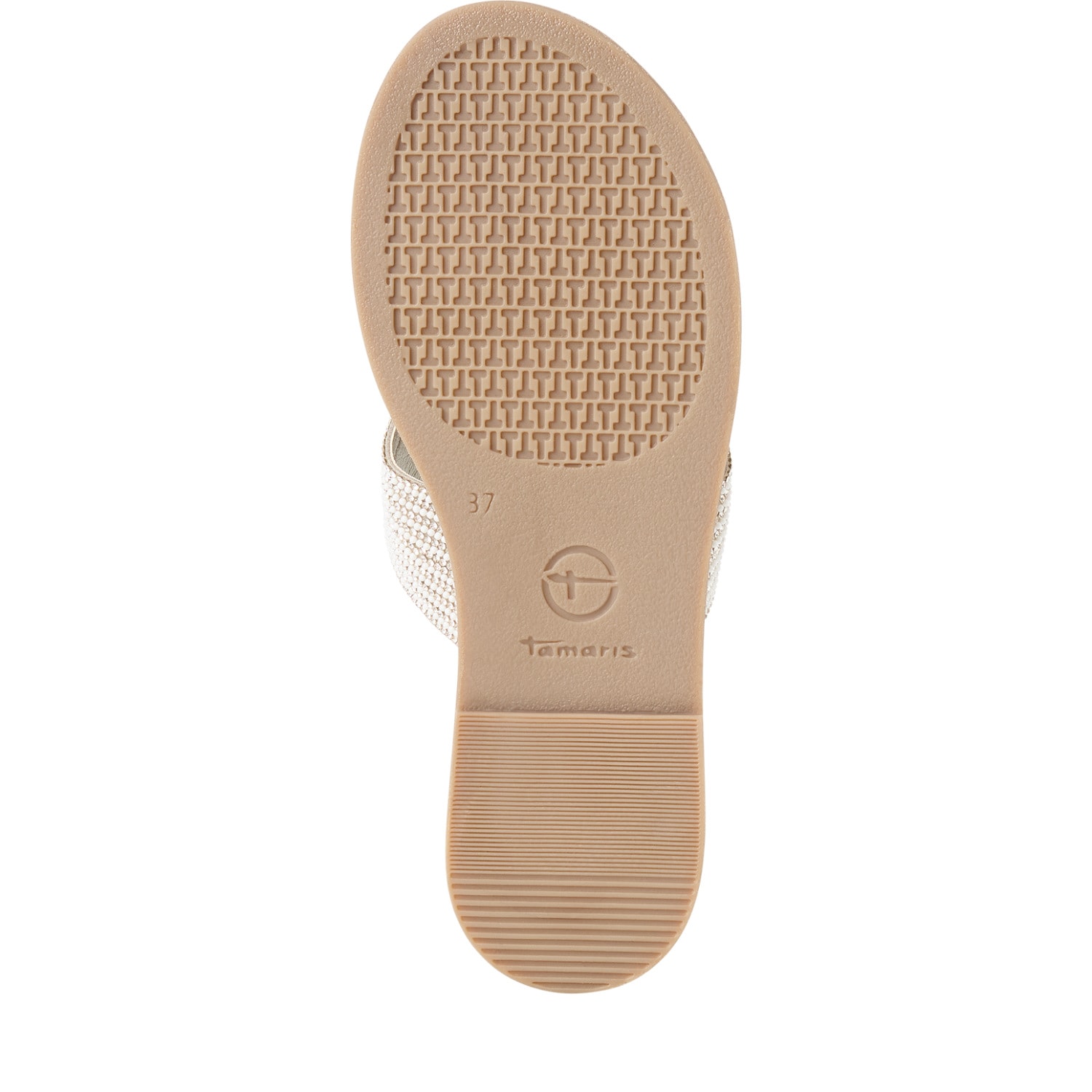 Tamaris Pantolette  Sommerschuh, Schlupfschuh, Flats mit Schmucksteine