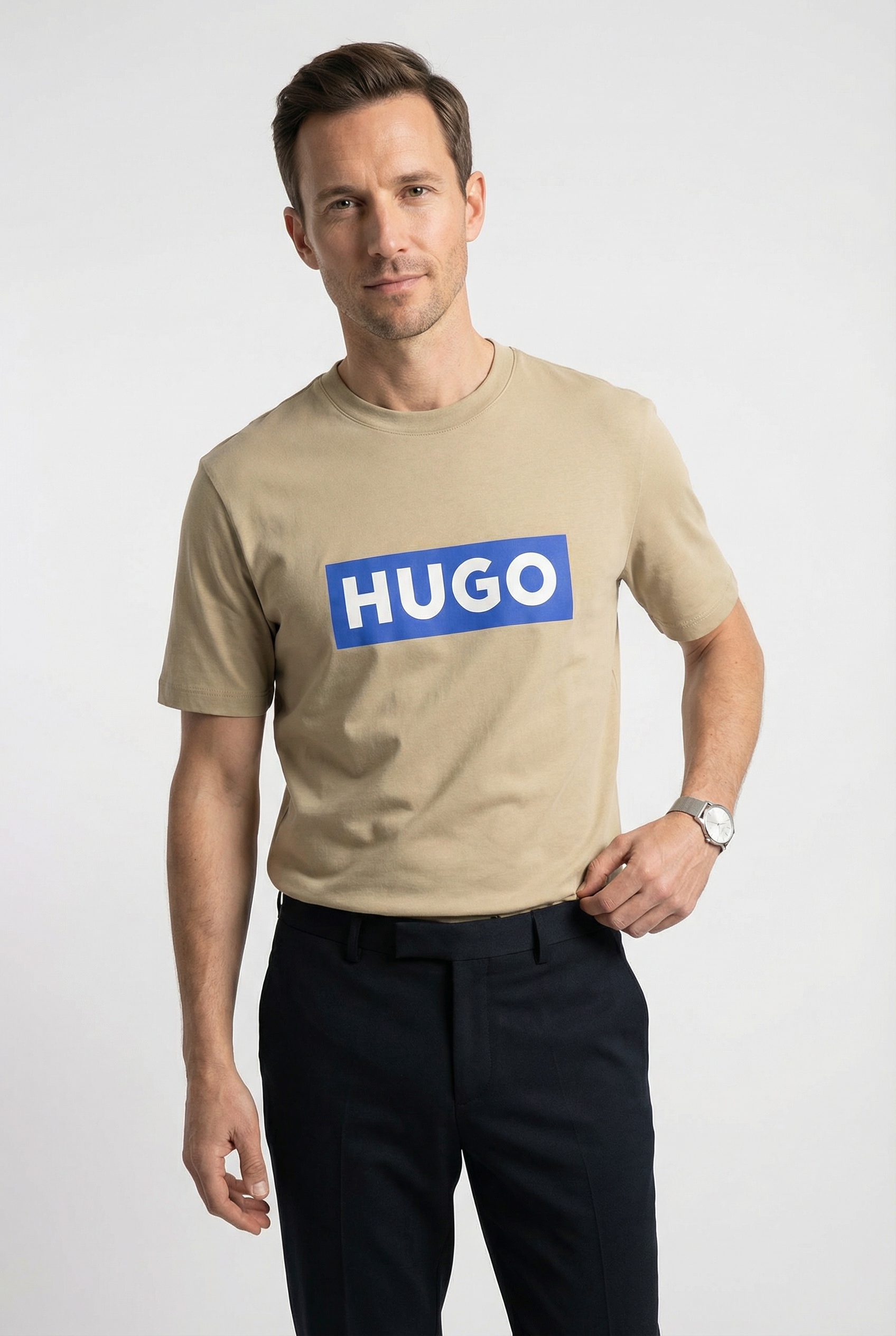 HUGO T-Shirt »Nico« mit großem Logo-Print, Unisex