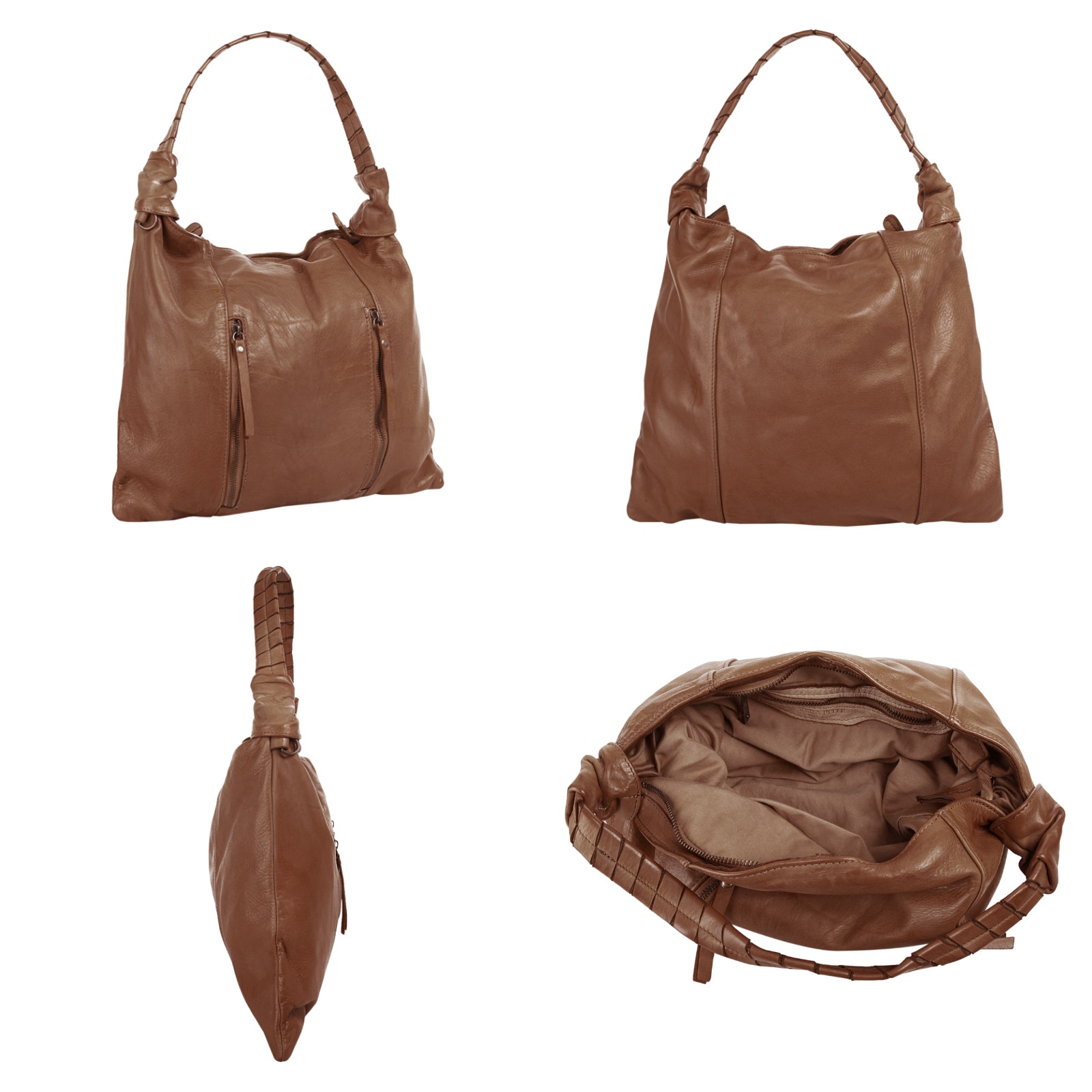 Samantha Look Shopper echt Leder, Made in Italy