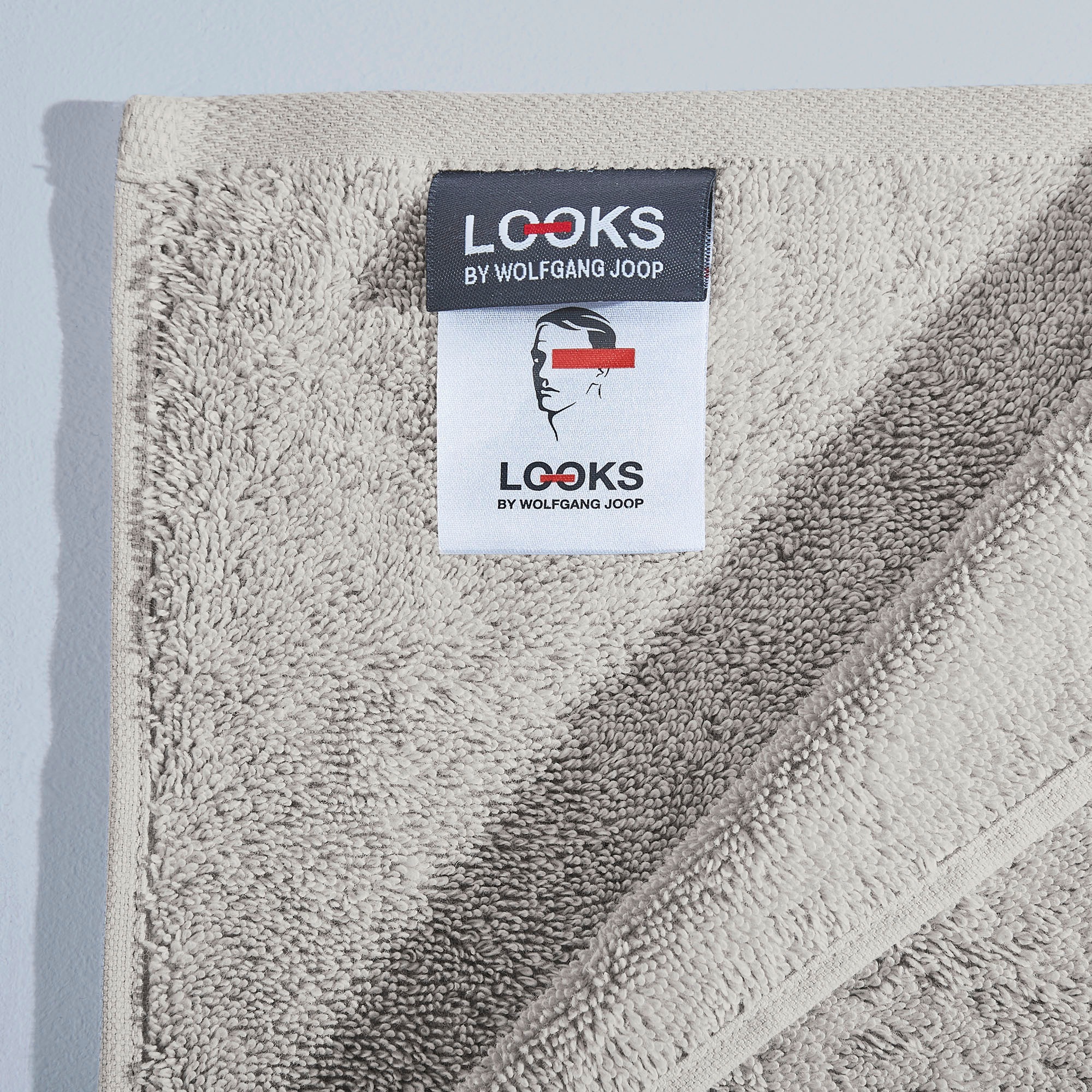 LOOKS by Wolfgang Joop Duschtuch »LOOKS«, (1 St., Badetuch 70 x 140 cm), mit Logobestickung