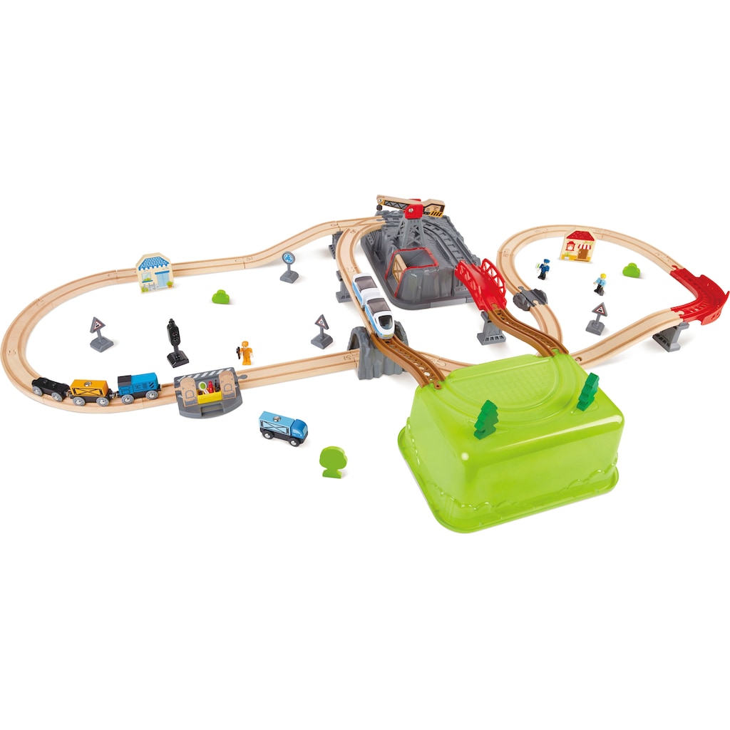Hape Spielzeug-Eisenbahn »Eisenbahn-Set, achtförmig«, (Set)
