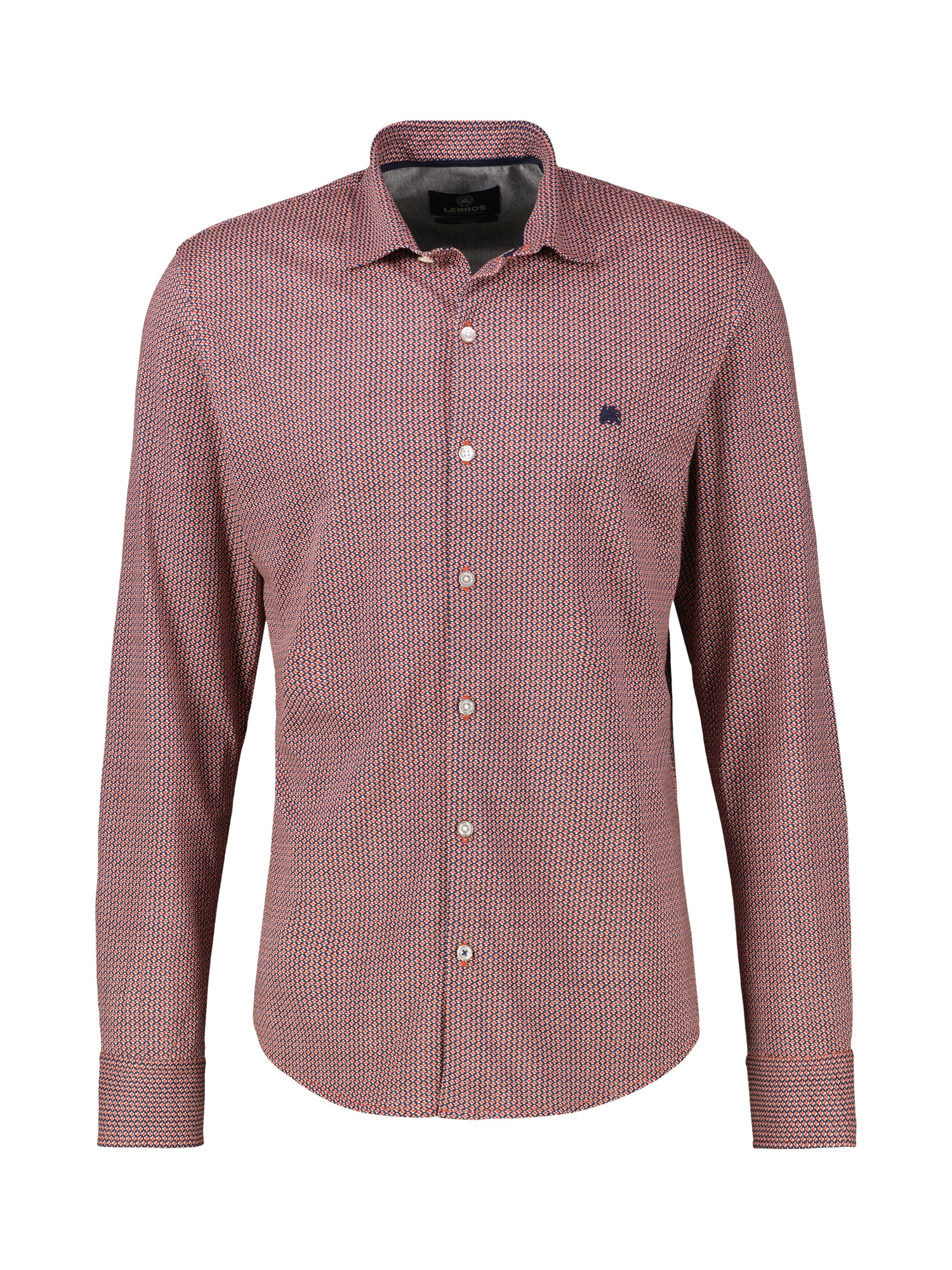 LERROS Karohemd »LERROS Langarmhemd mit Minimal-Karomuster«
