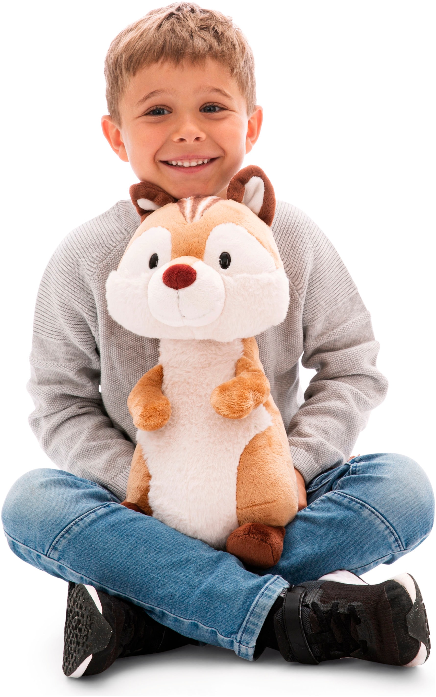 Nici Kuscheltier »Wild Friends GREEN, Streifenhörnchen Jojo, 37cm«, sitzend