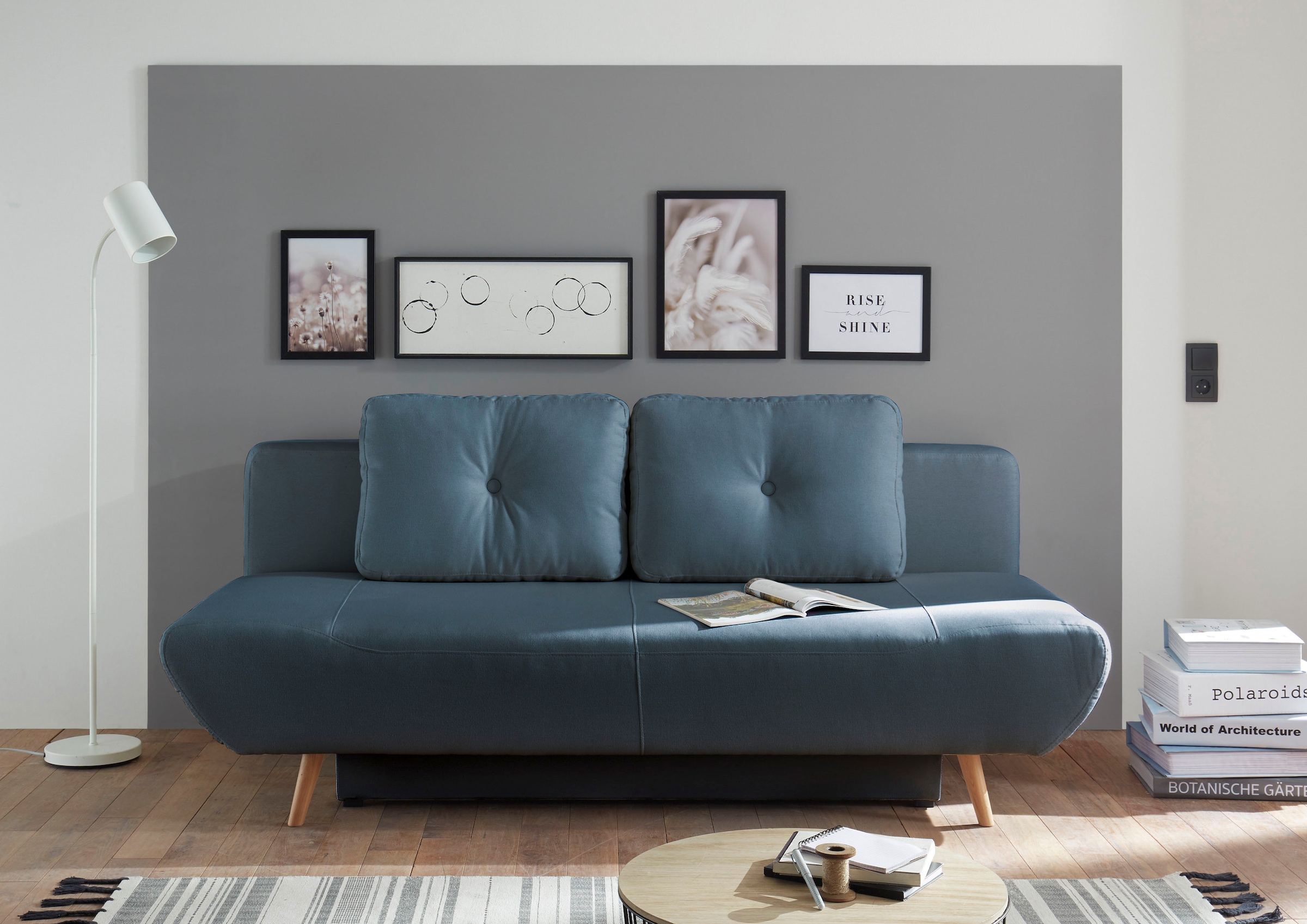 Home affaire Schlafsofa »Segmon« einfach in ein bequemes Bett umwandeln, in günstig online kaufen