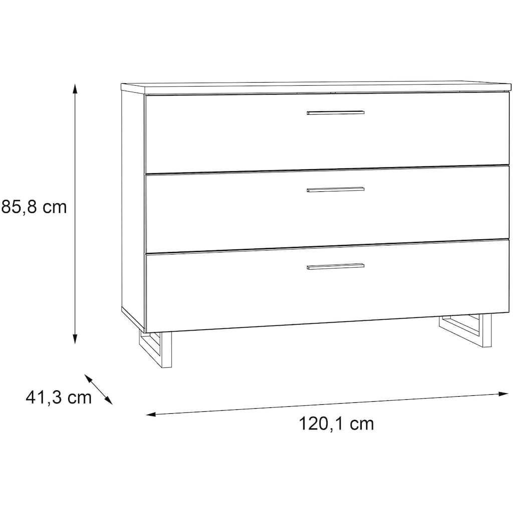 FORTE Schubkastenkommode »Sirius Crown«