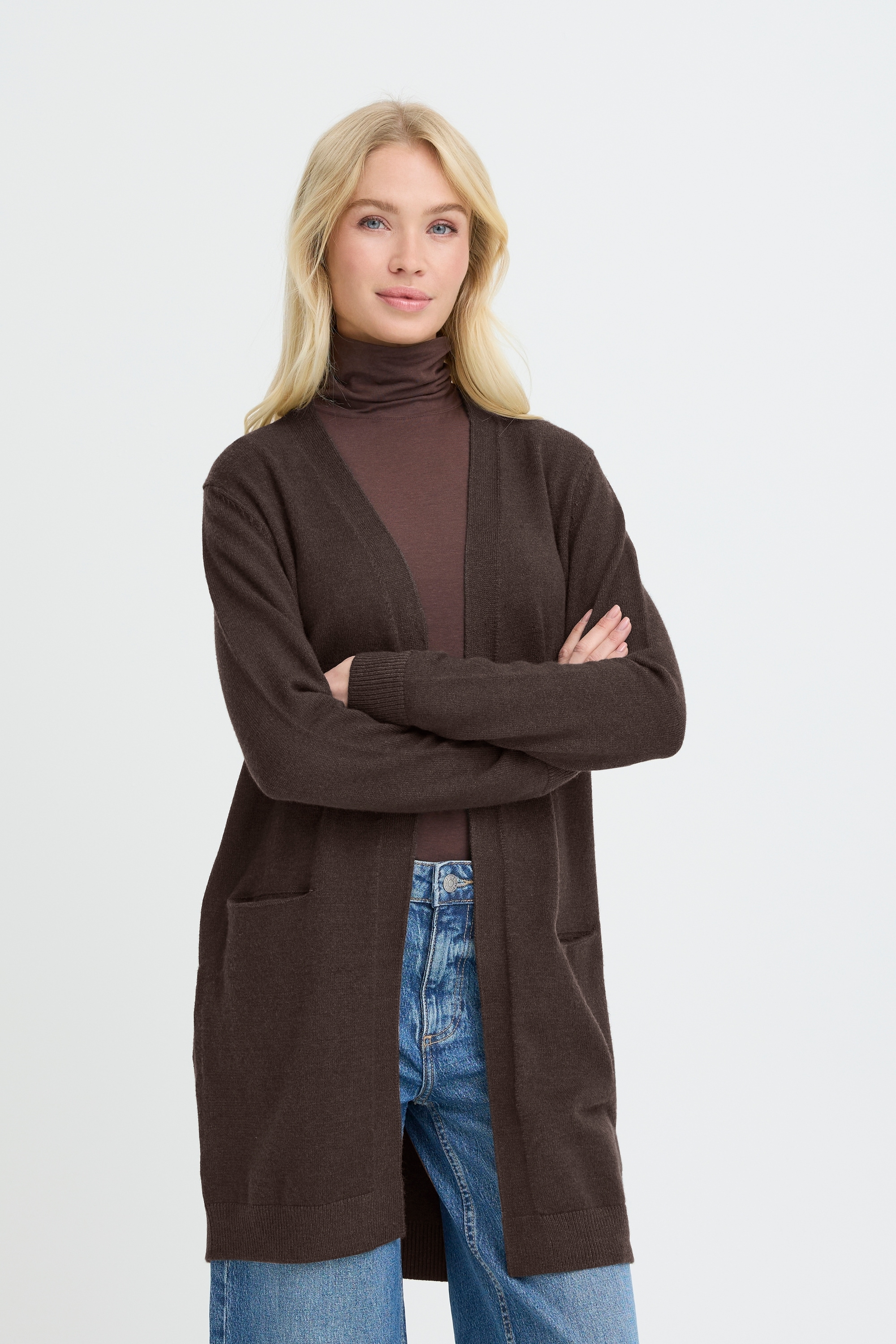b.young Strickjacke »Langarm BYNONINA«