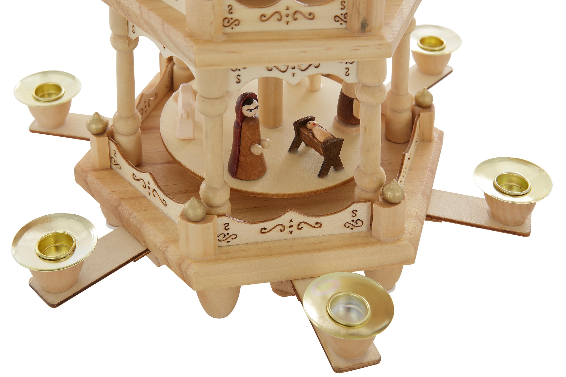 Home affaire Weihnachtspyramide »Weihnachtsdeko«, 3 Etagen