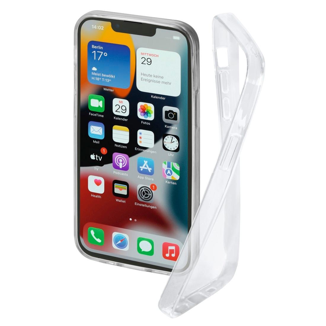 Hama Smartphone-Hülle »Cover "Crystal Clear" für Apple iPhone 13 Pro, Transparent«, iPhone 13 Pro