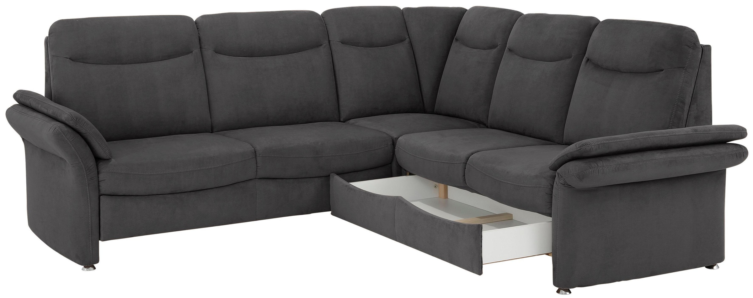 Home affaire Ecksofa »Tahoma L-Form«, mit Armlehnfunktion, wahlweise Bettfunktion, Schublade, Relaxfunktion