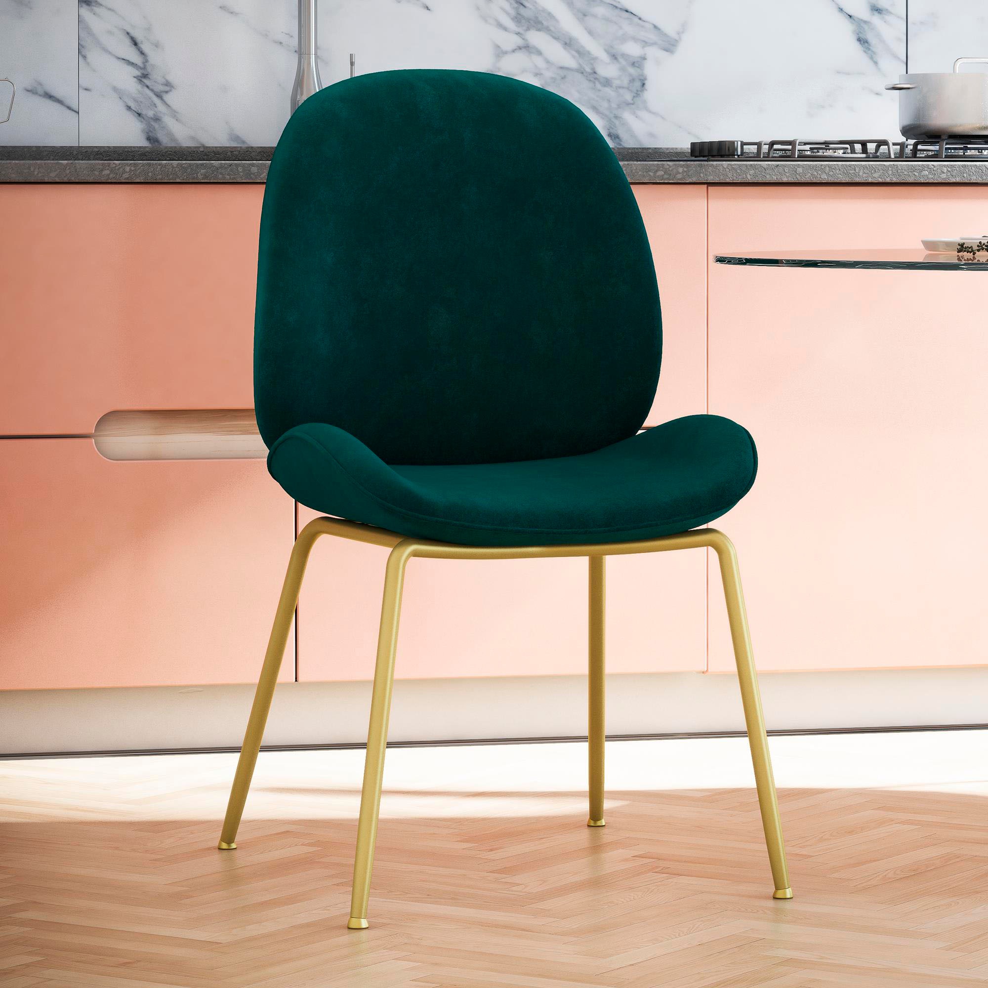 CosmoLiving by Cosmopolitan Esszimmerstuhl »Astor«, 1 St., Veloursstoff, Si günstig online kaufen