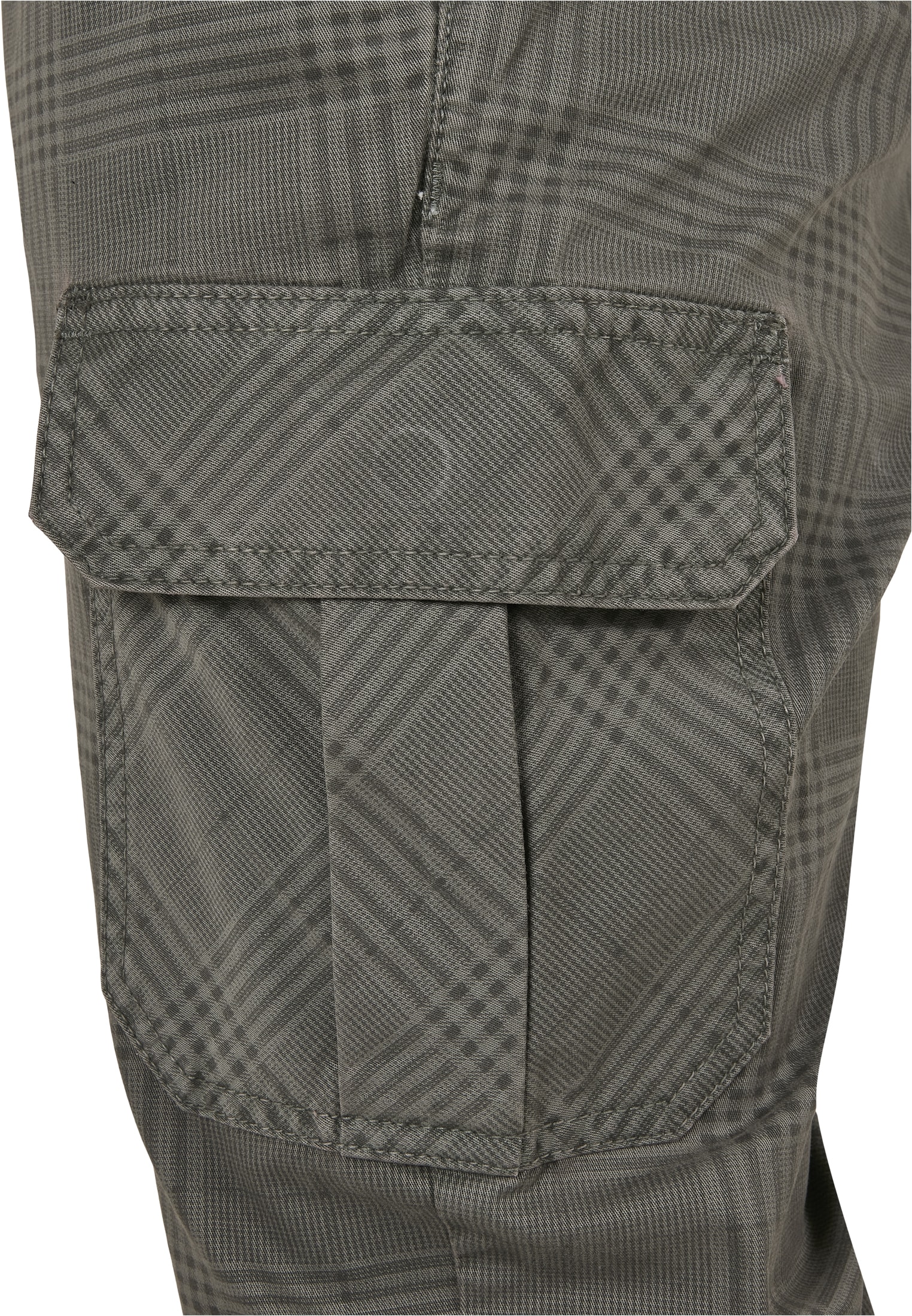 URBAN CLASSICS Cargohose »Urban Classics Herren AOP Glencheck Cargo Jog Pants«