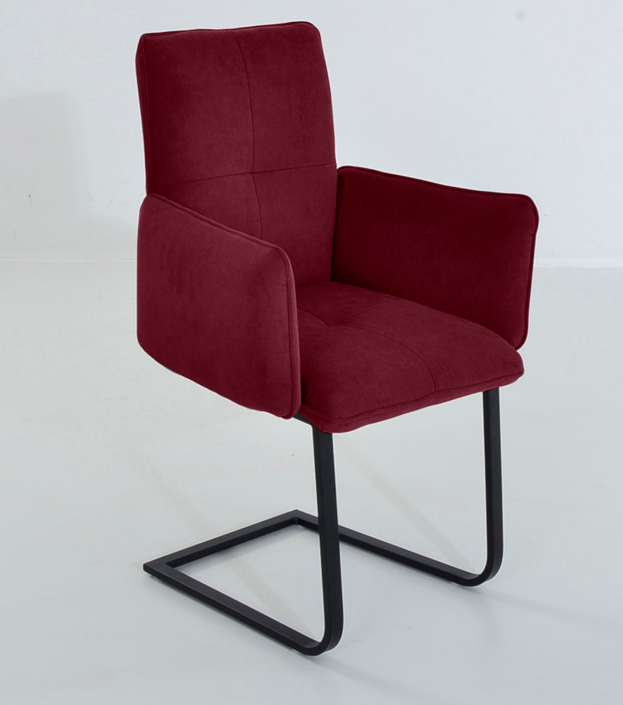 K+W Komfort & Wohnen Freischwinger »6502« () Freischwinger mit Armlehnen, F günstig online kaufen