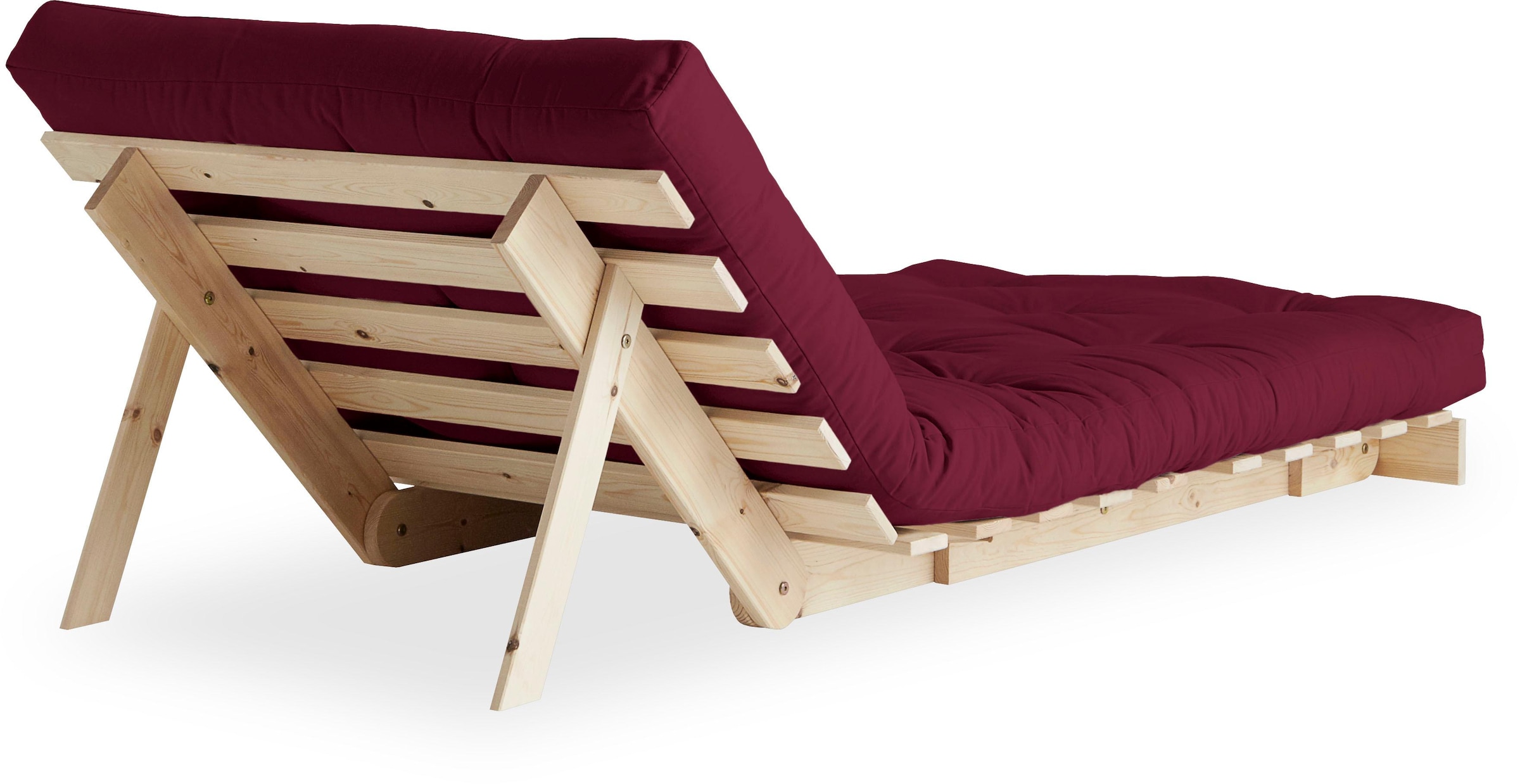 Karup Design Daybett »Roots Schlafsofa, Gästebett, Sofa inkl. Futonmatratze«, Liegefläche 90/140/160 x200 cm, FSC® zertifizierte Kiefer