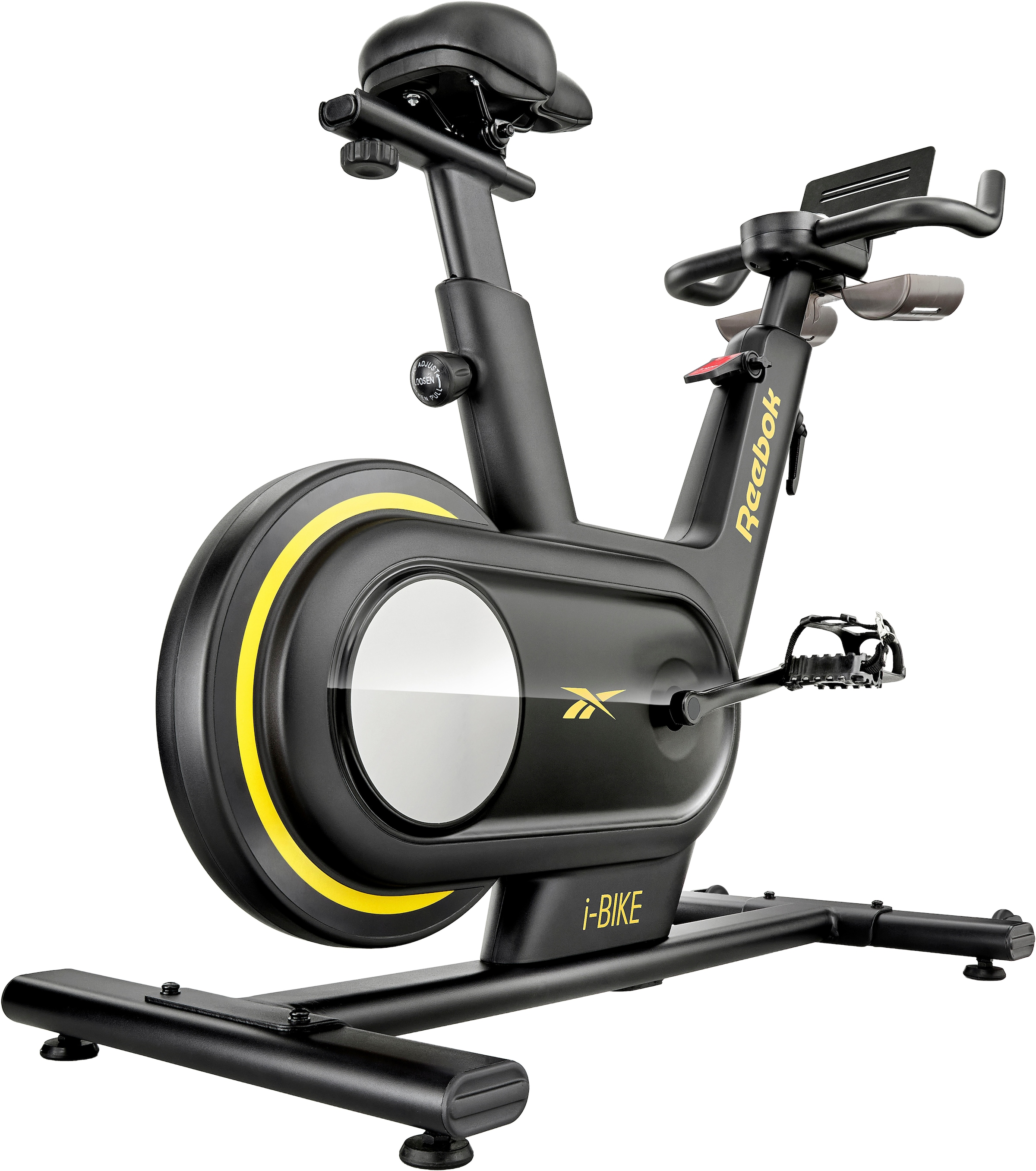 Heimtrainer » i-Bike« 110 kg max. Benutzergewicht, Fahrrad, 32 Widerstandsstufen schwarz ohne Unterlegmatte Heimtrainer