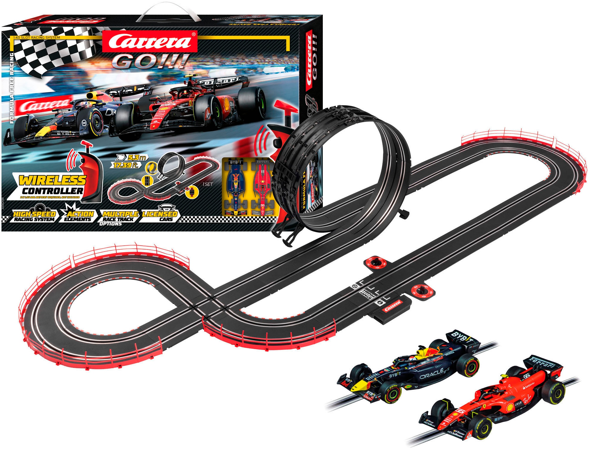 Carrera® Autorennbahn »Carrera GO!!! - Formula Free Racing (Formel 1)«