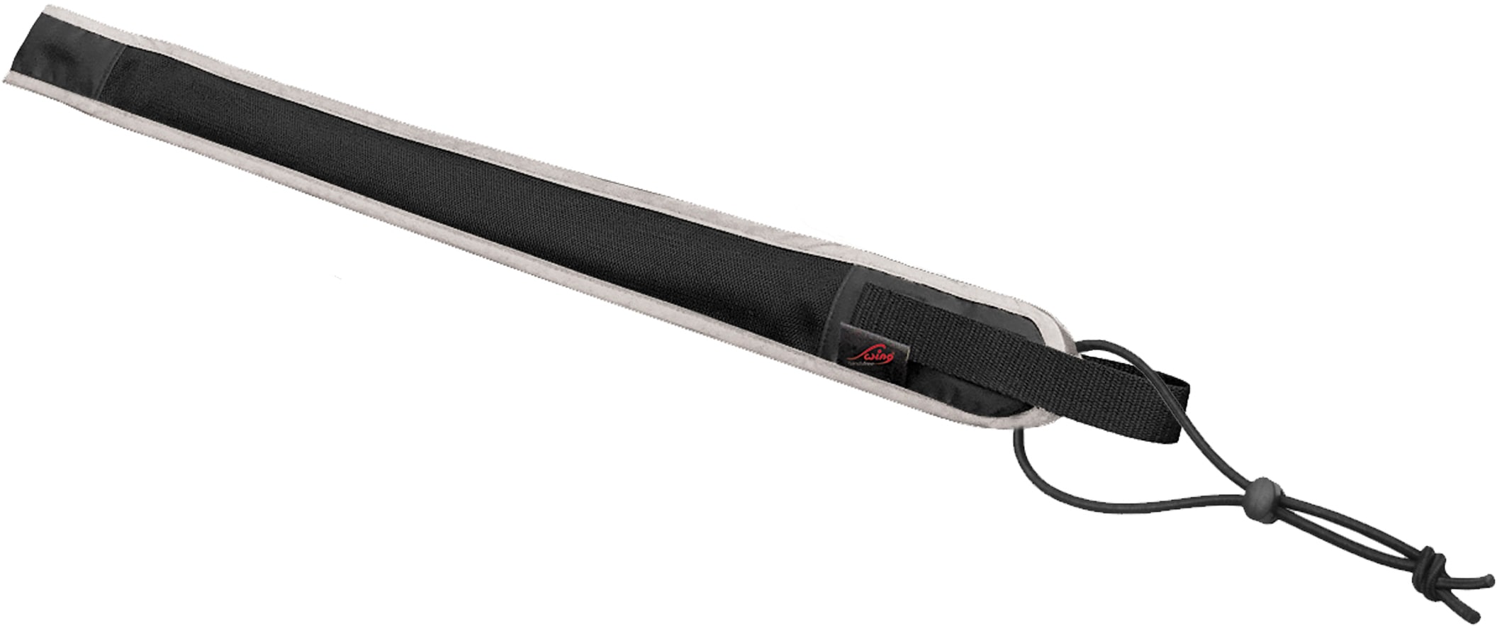 EuroSCHIRM® Stockregenschirm »Swing handsfree, silber«, verlängerbarer Schaft, handfrei tragbar und mit UV-Schutz 50+