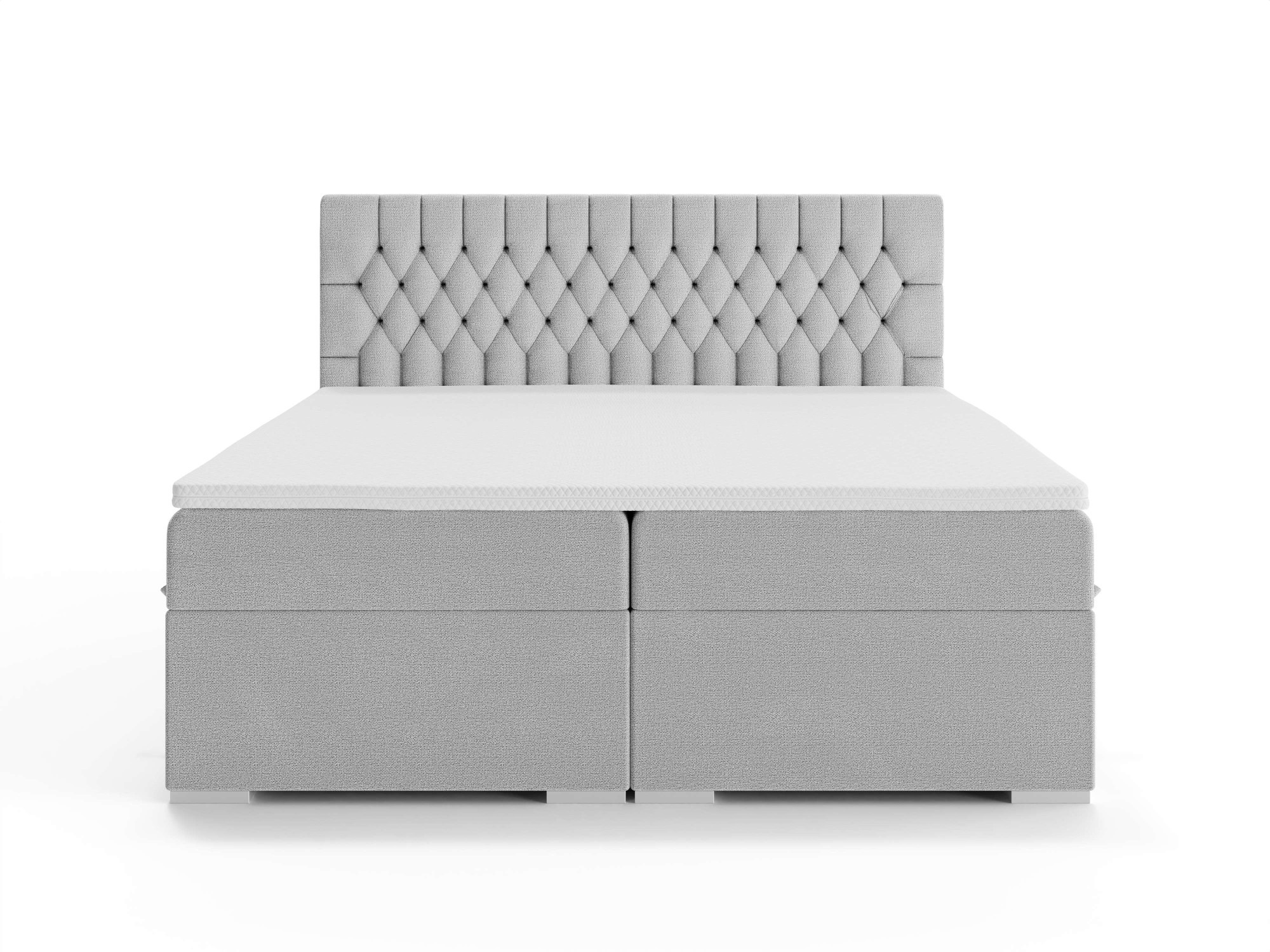 Leonique Polsterbett »ALIY mit Matratze und Topper, in 3 Breiten (140, 160 und 180 cm)«, Boxspringbett mit Kopfteil, Bettkasten, Matratze (BFK/TFK) und Topper