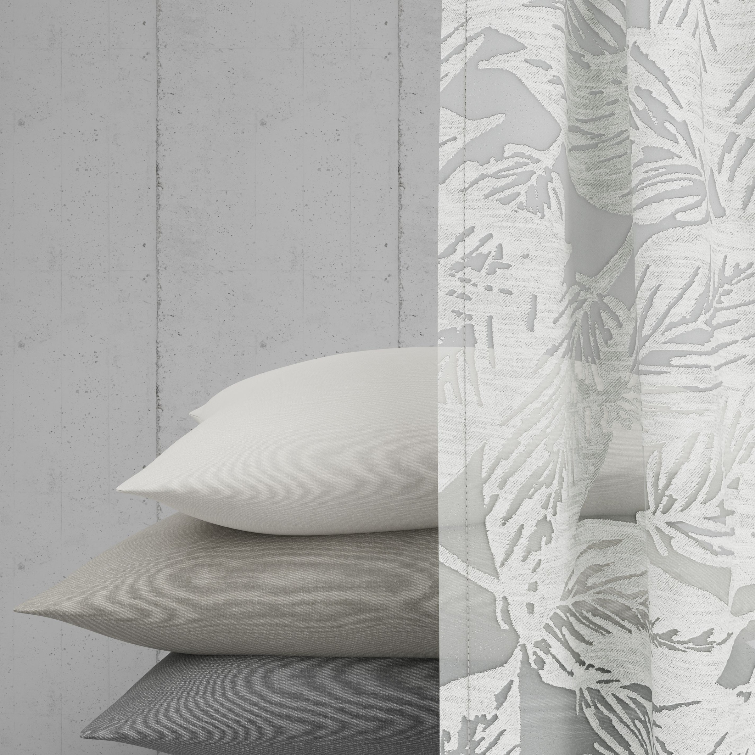 Neutex for you! Vorhang »HANNA« Multifunktionsband 1 Stk. tlg. Ausbrenner mit floraler Blattstruktur