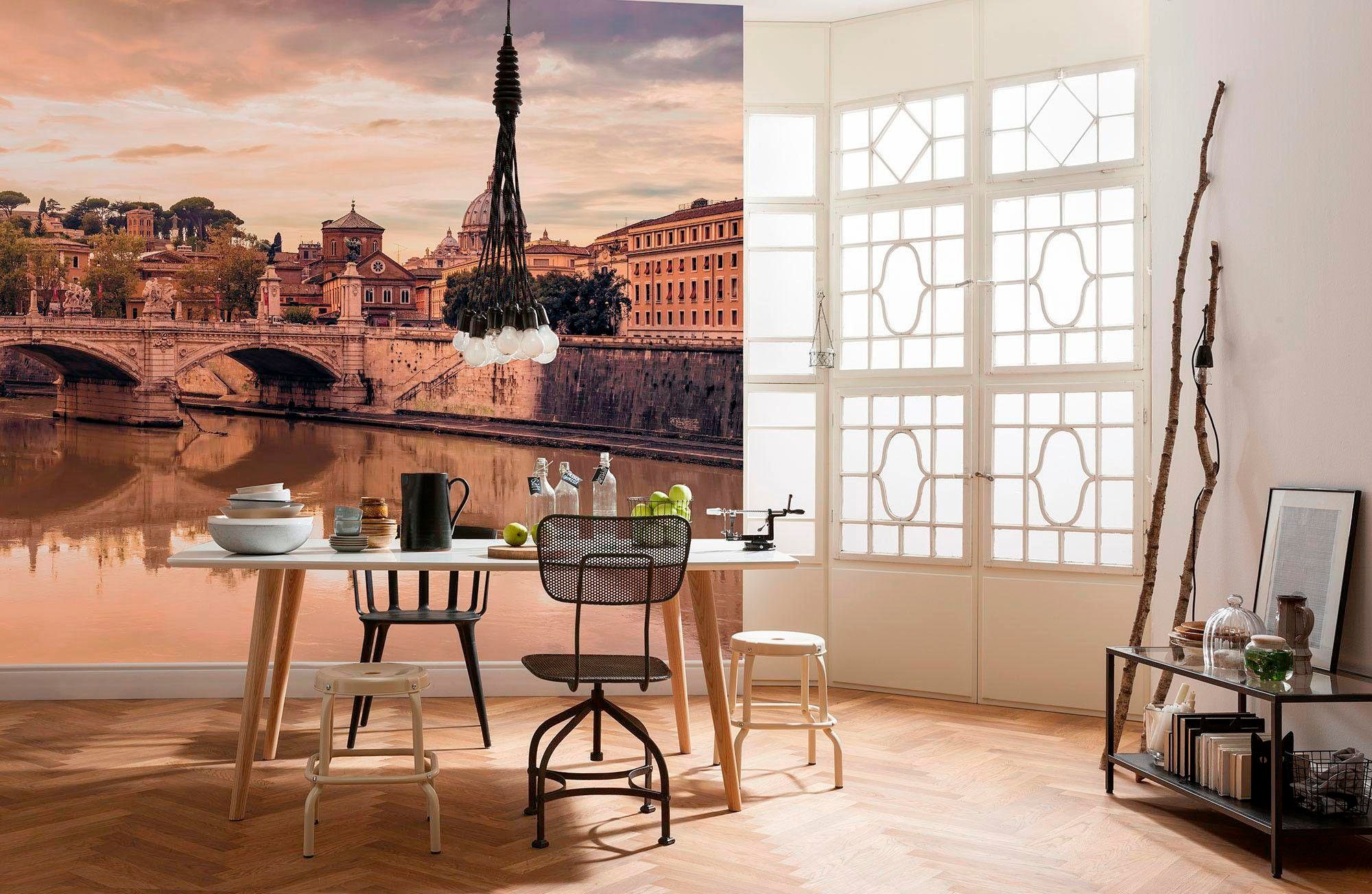 Komar Vliestapete »Digitaldruck Vlies - Copper - Größe 400 x 250 cm«, bedruckt, Wohnzimmer, Schlafzimmer