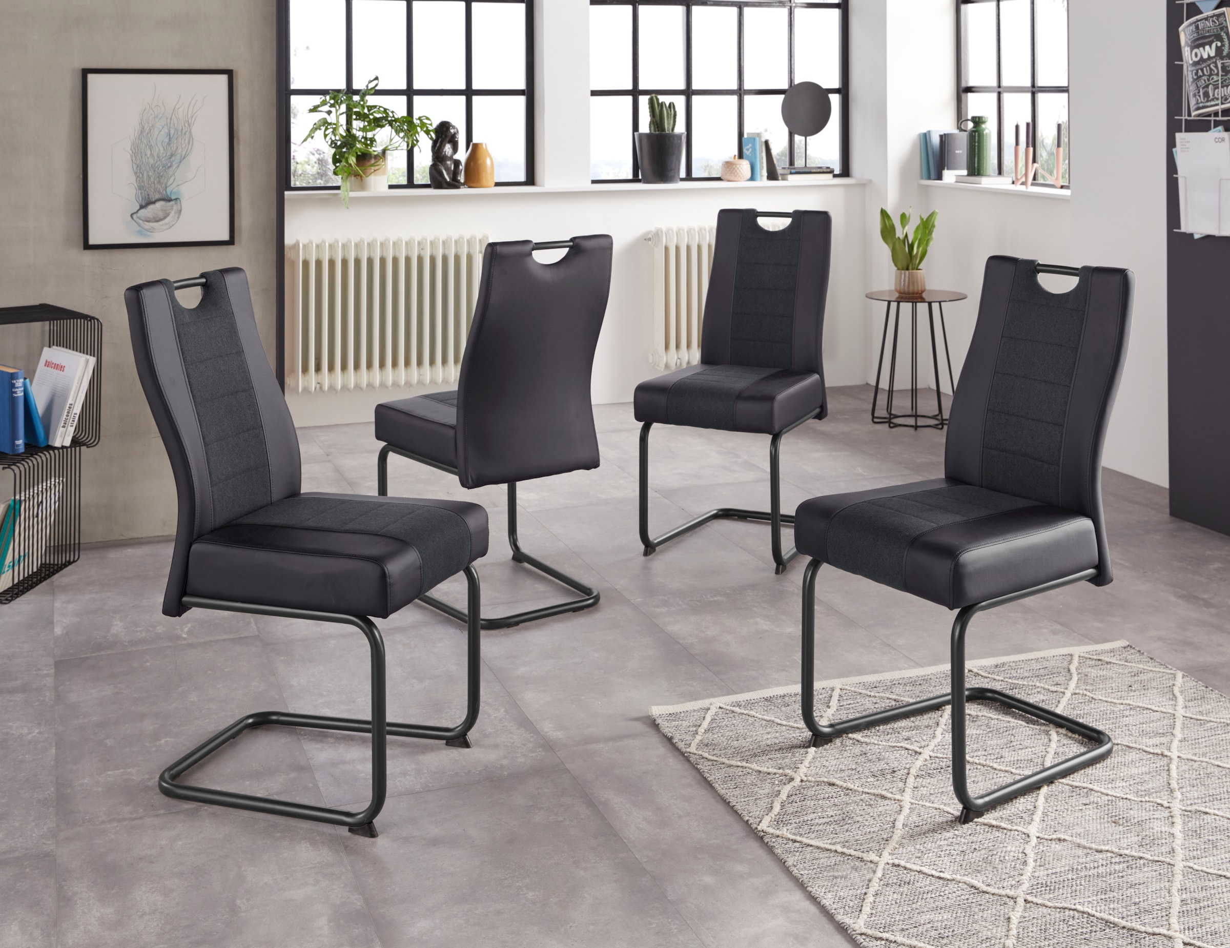HELA Esszimmerstuhl »Erika S«, (Set), 4 St., Kunstleder-Webstoff, 2 oder 4 günstig online kaufen