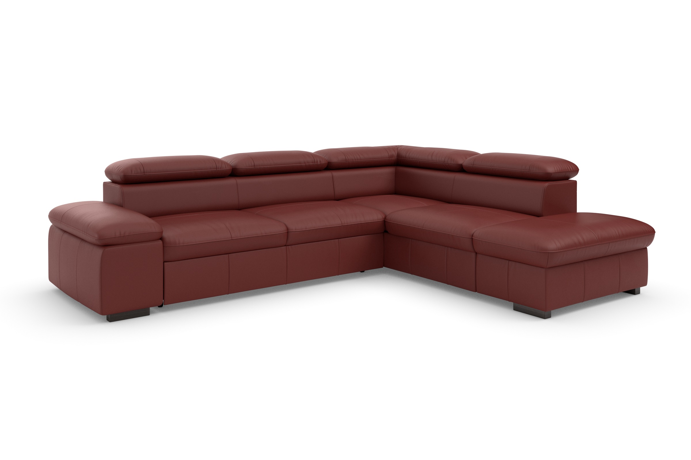 Home affaire Ecksofa »Alberto L-Form«, mit Kopfteilverstellung, wahlweise mit Bettfunktion