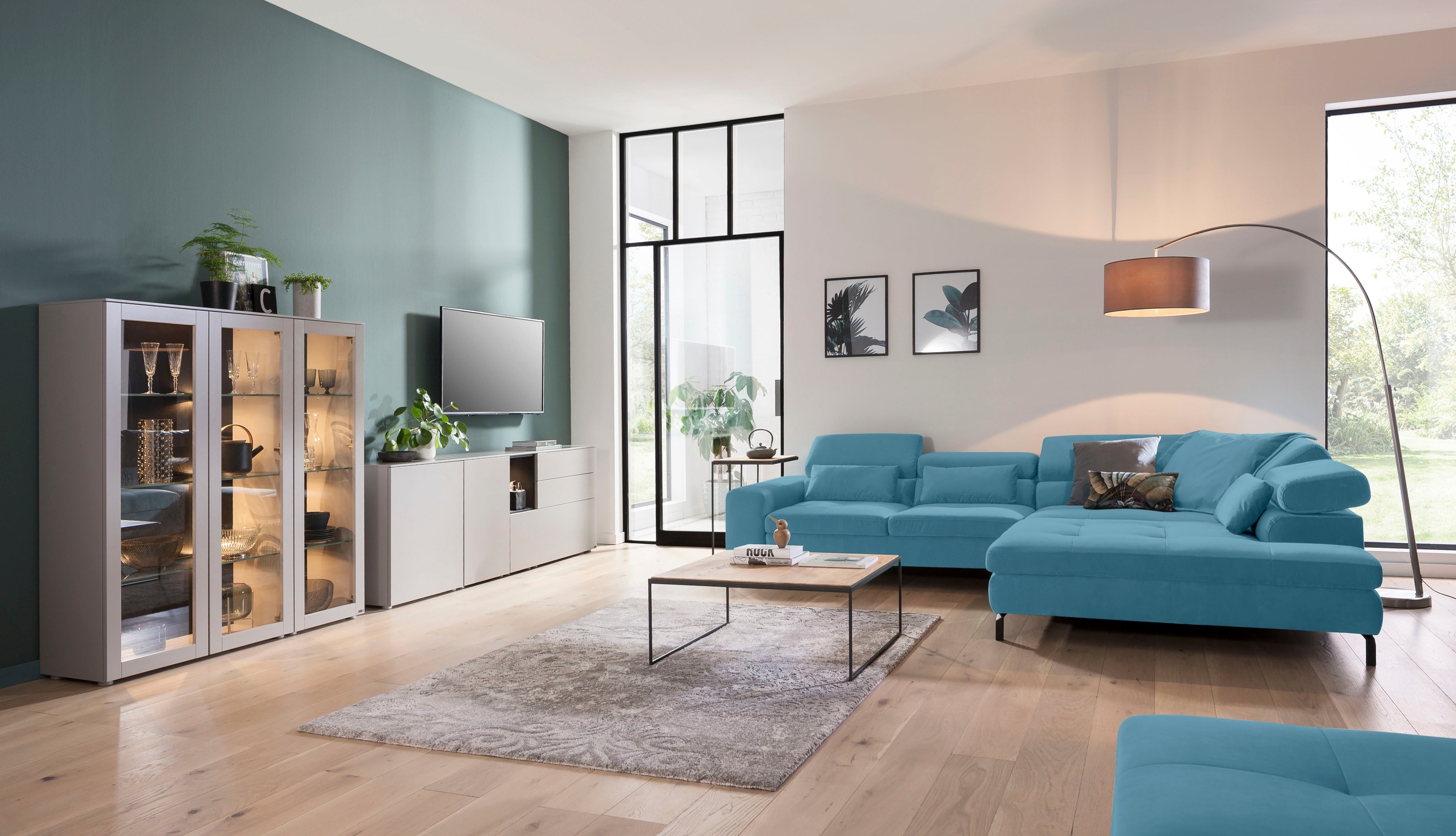 GALLERY M branded by Musterring Ecksofa "Felicia Due L-Form", Wahlweise mit günstig online kaufen