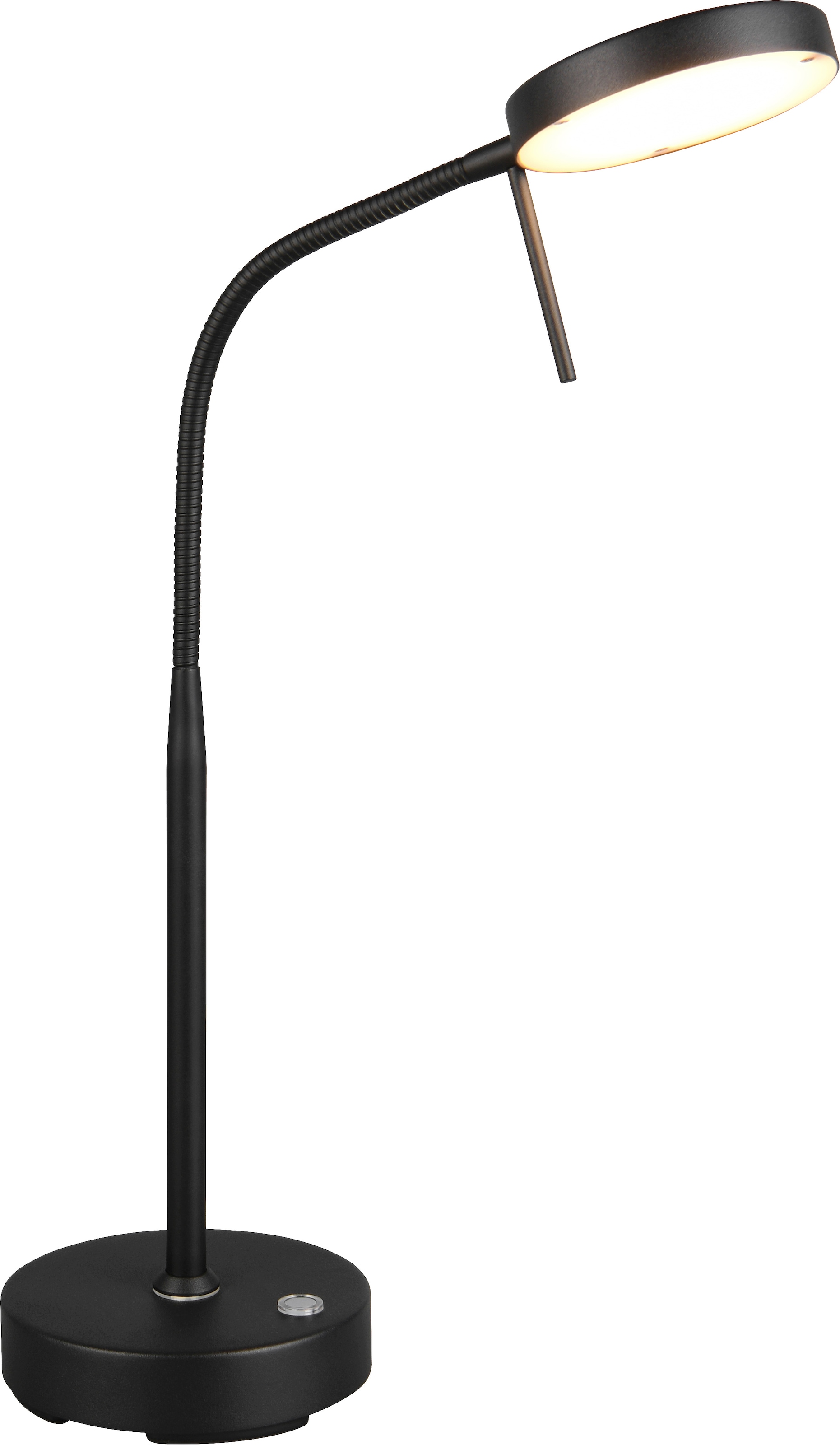 REALITY Leuchten LED Schreibtischlampe »MORENO, Akku LED Tischleuchte warmweiß bis kaltweiß 2700-4000-6000K« LED-Board 1 Stk. Farbwechsler | warmweiß - kaltweiß dimmbar, Lesearm schwenkbar, induktive Ladestation per USB-C aufladbar