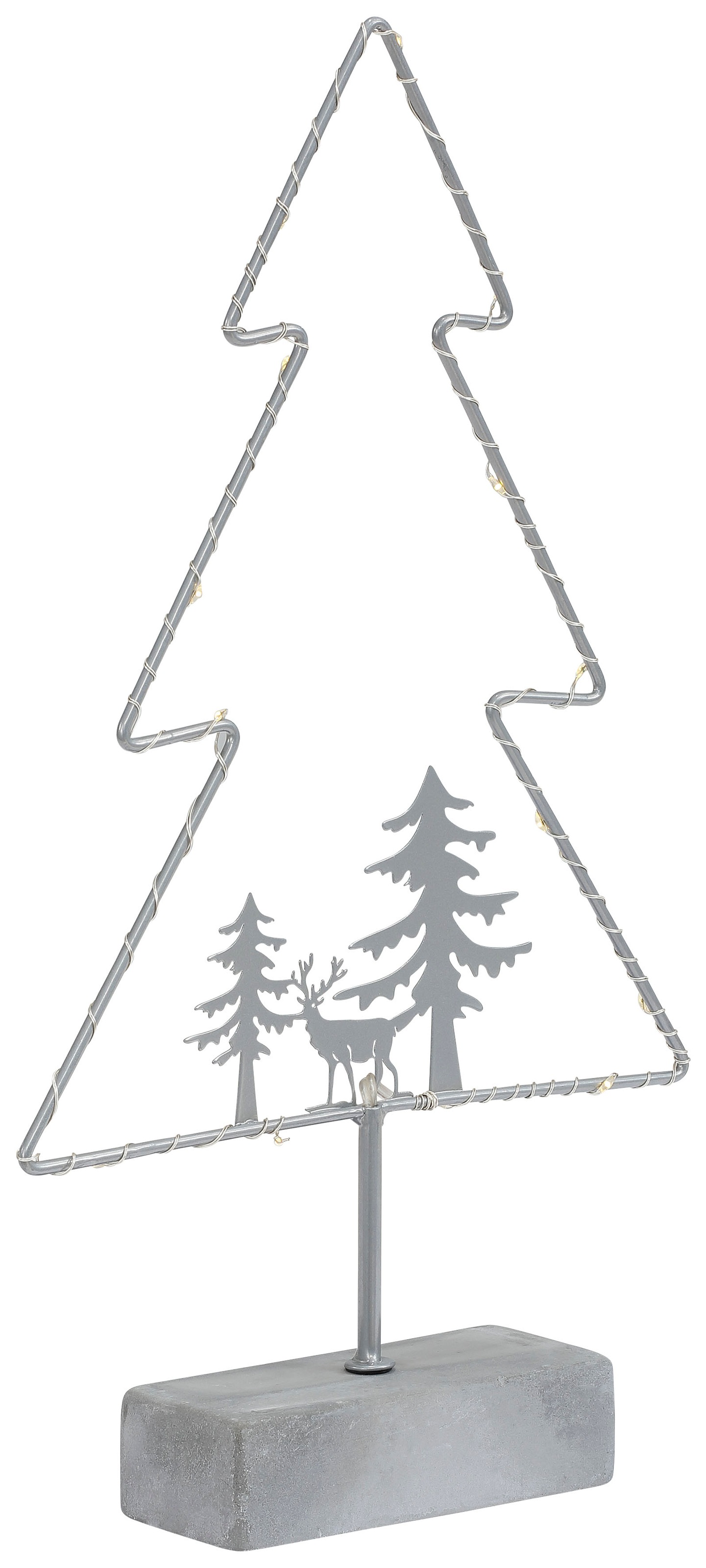 my home LED Baum »Timon, Weihnachtsdeko«, 15 flammig-flammig,  Weihnachtsbaum, Gestell mit 15 warmen LED's, Höhe ca. 39,5 cm auf Rechnung  bestellen