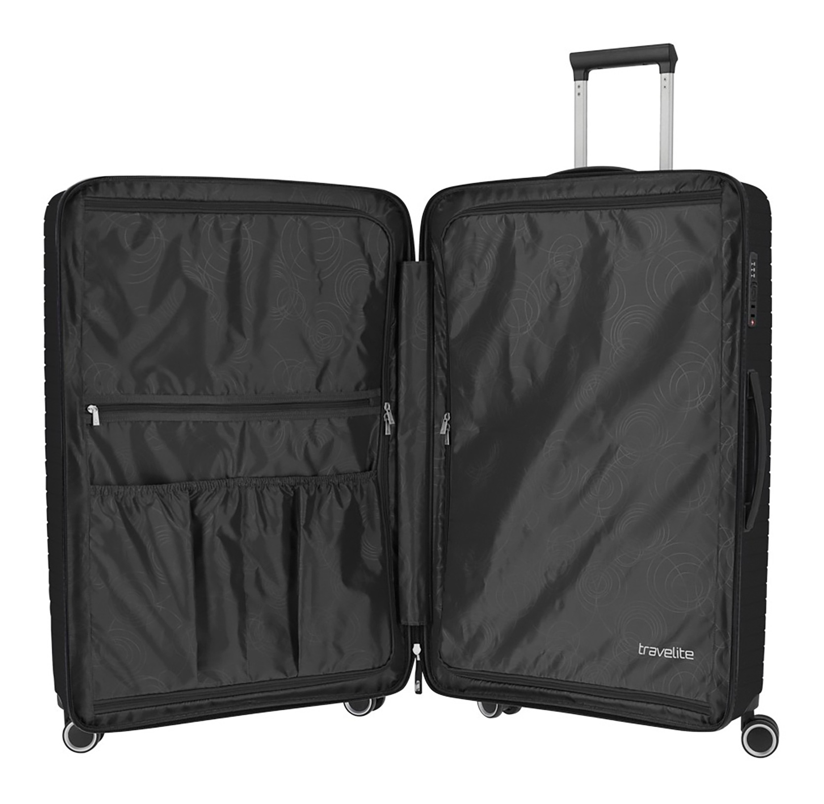 travelite Hartschalen-Trolley »ORBITA, verschiedene Größen und Farben«, 4 Rollen, Reisegepäck Koffer Hartschale TSA-Schloss