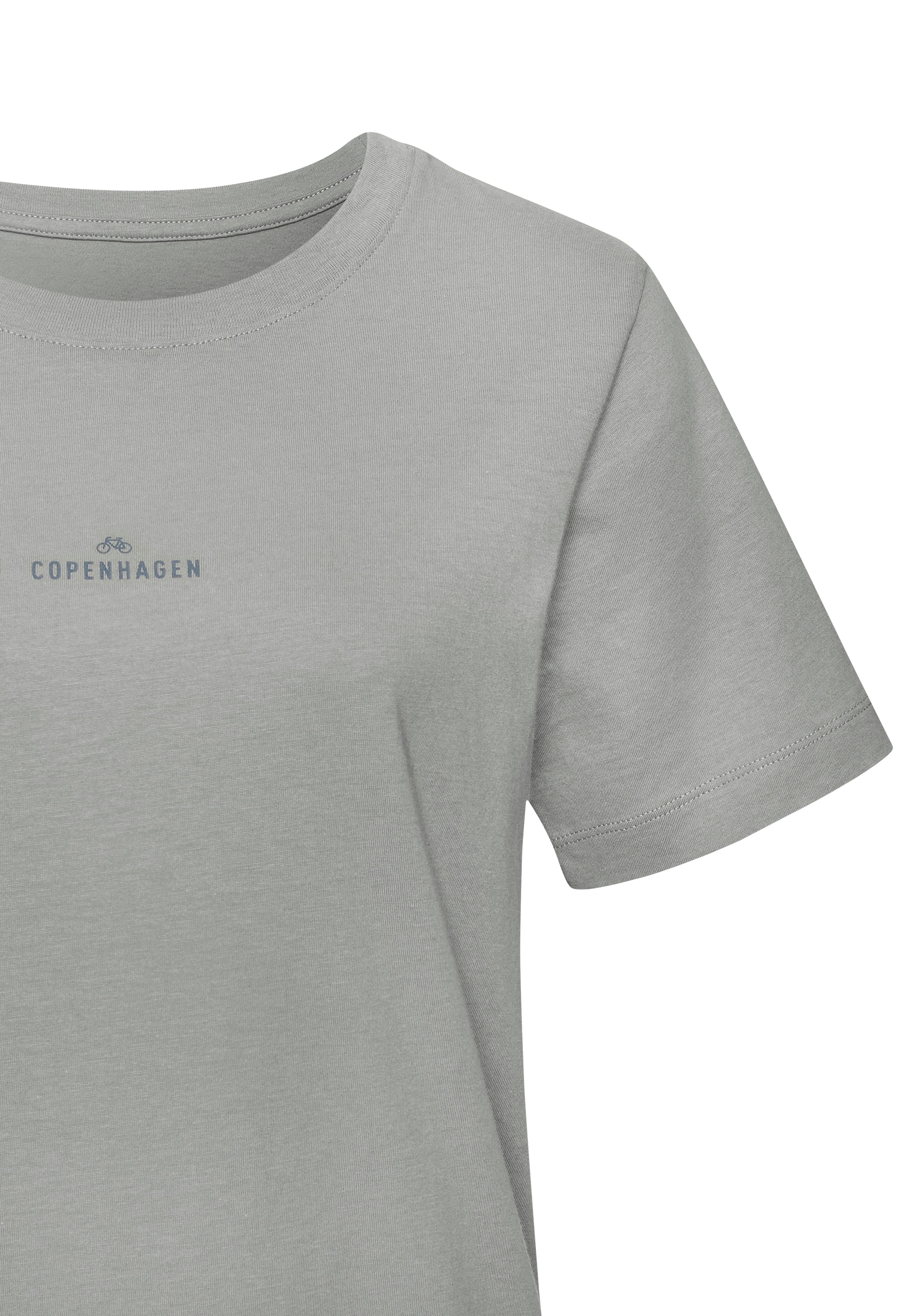 Copenhagen Studios T-Shirt »mit dezentem Logoprint vorn«, aus softer Jersey-Qualität mit Bio-Baumwolle