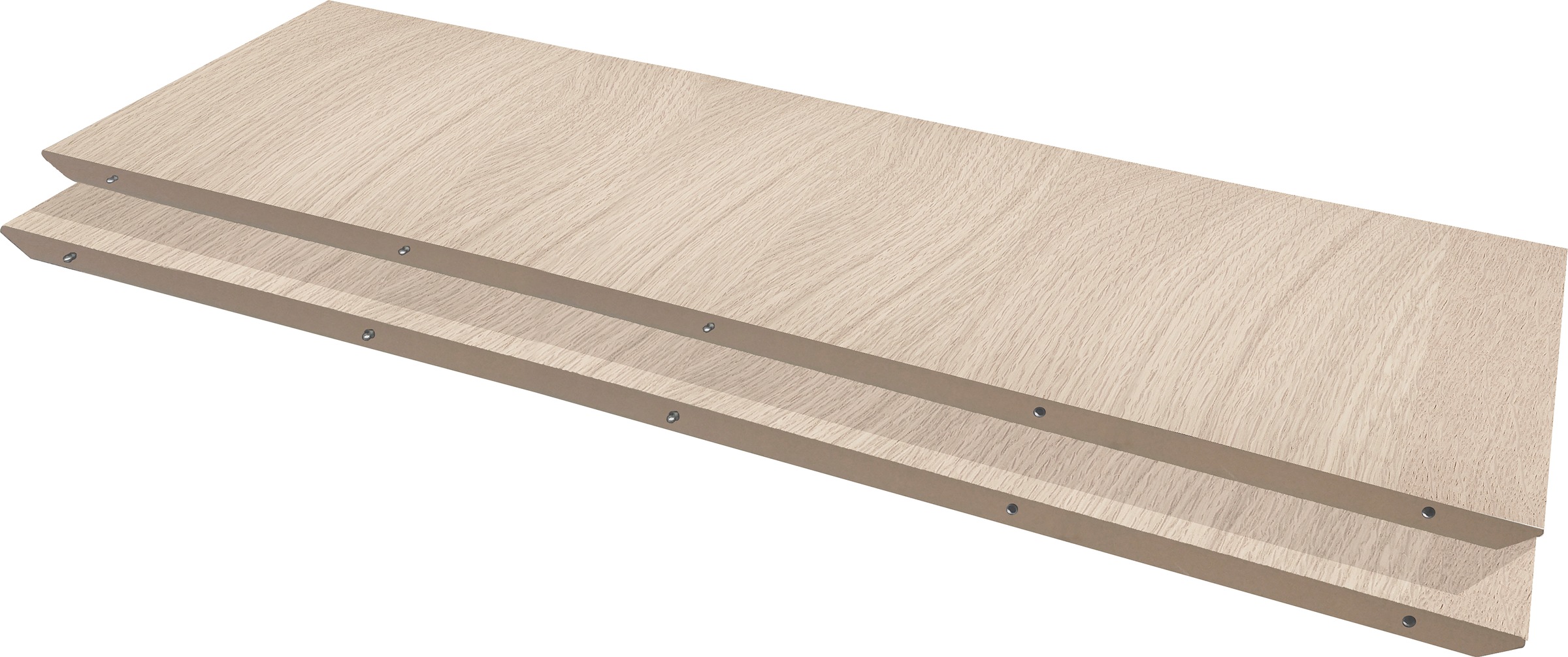 Hammel Furniture Esstisch »Meza Designtisch mit Auszugsfunktion und 2 Einlegeplatten«, Ø135(231) cm, runde Tischplatte aus MDF/Laminat, Massivholzgestell