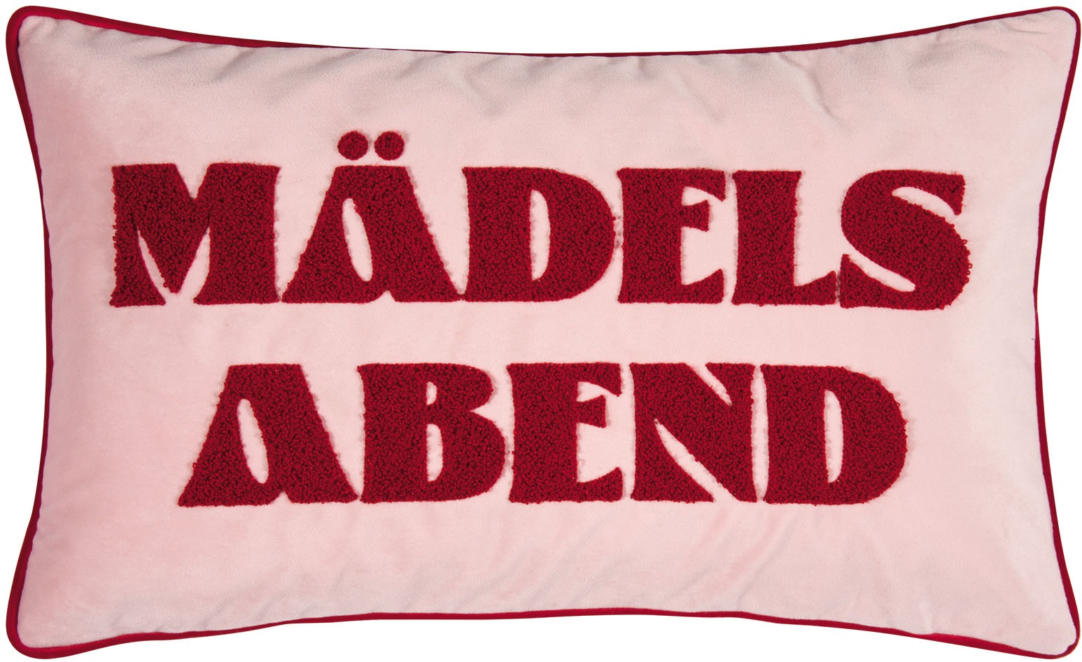 PAD Dekokissen »LETTERS« farbige Keder, mit Schriftzug, verschiedene Größen