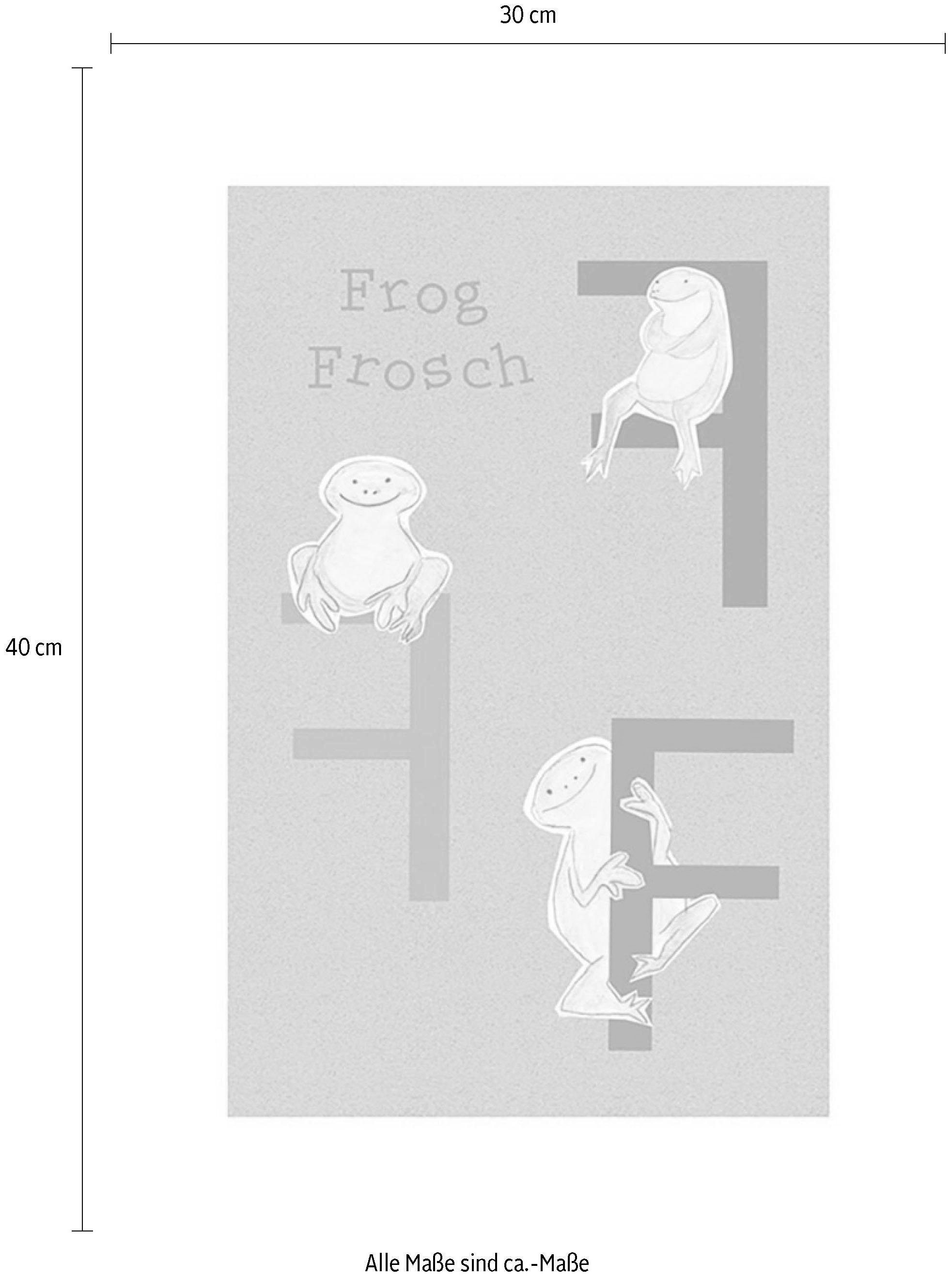 Komar Bild »ABC Animal F«, Buchstaben, (1 St.), Wandbild zur Dekoration - ohne Rahmen