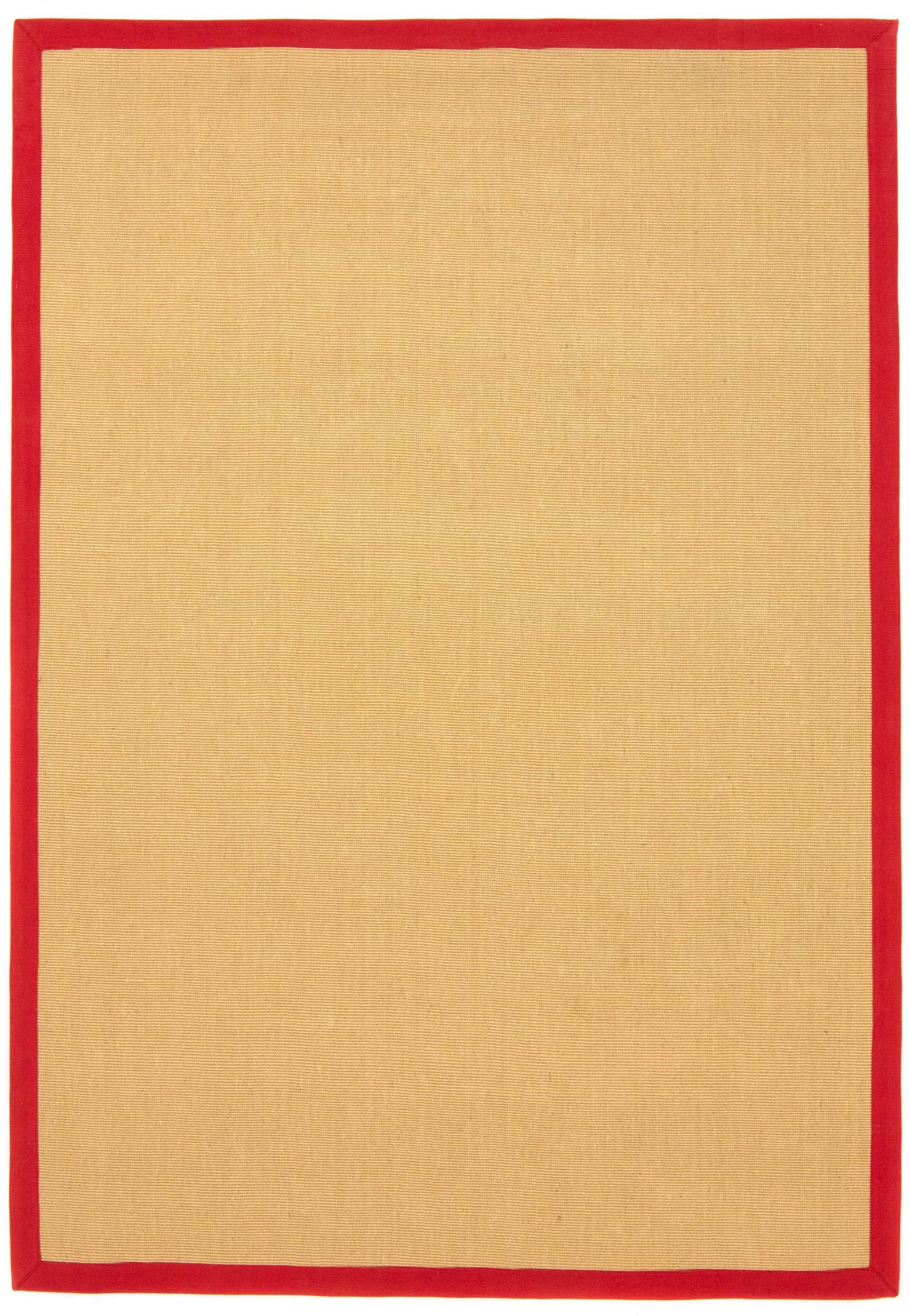carpetfine Sisalteppich »Sisal«, rechteckig, mit farbiger Bordüre, Anti  Rutsch Rückseite bequem und schnell bestellen